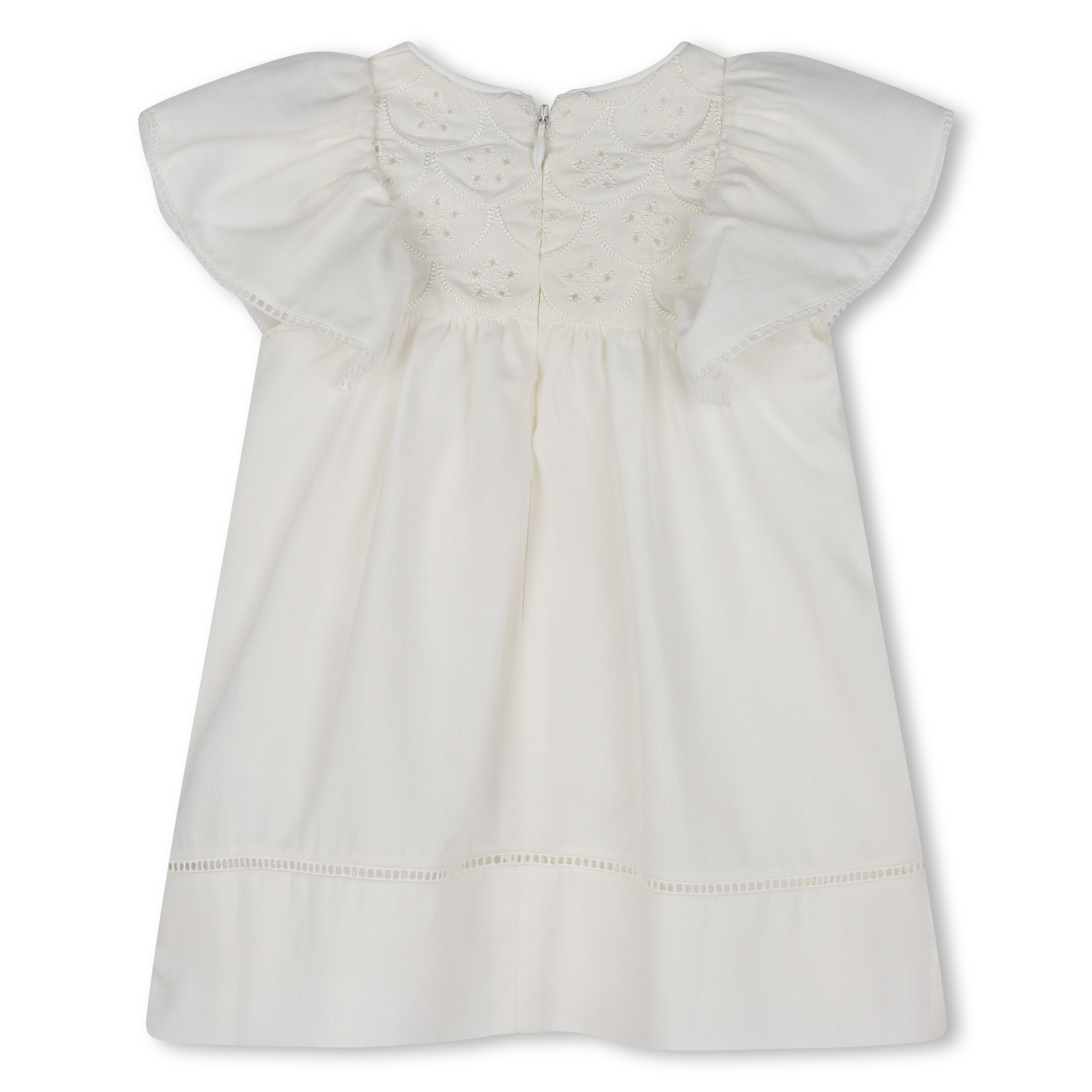 Vestito ricamato e body cotone CHLOE Per BAMBINA