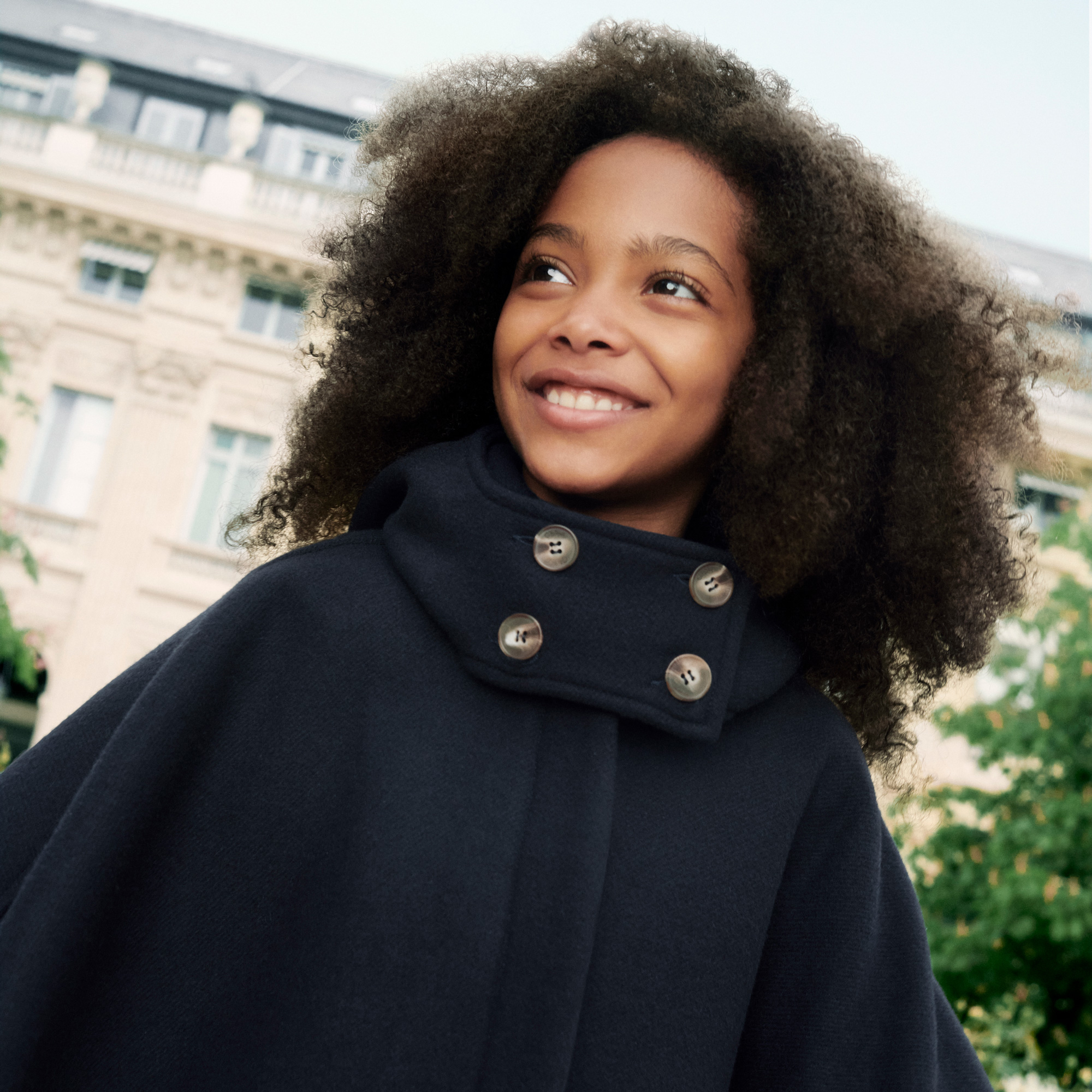 Manteau cape fille 10 ans sale