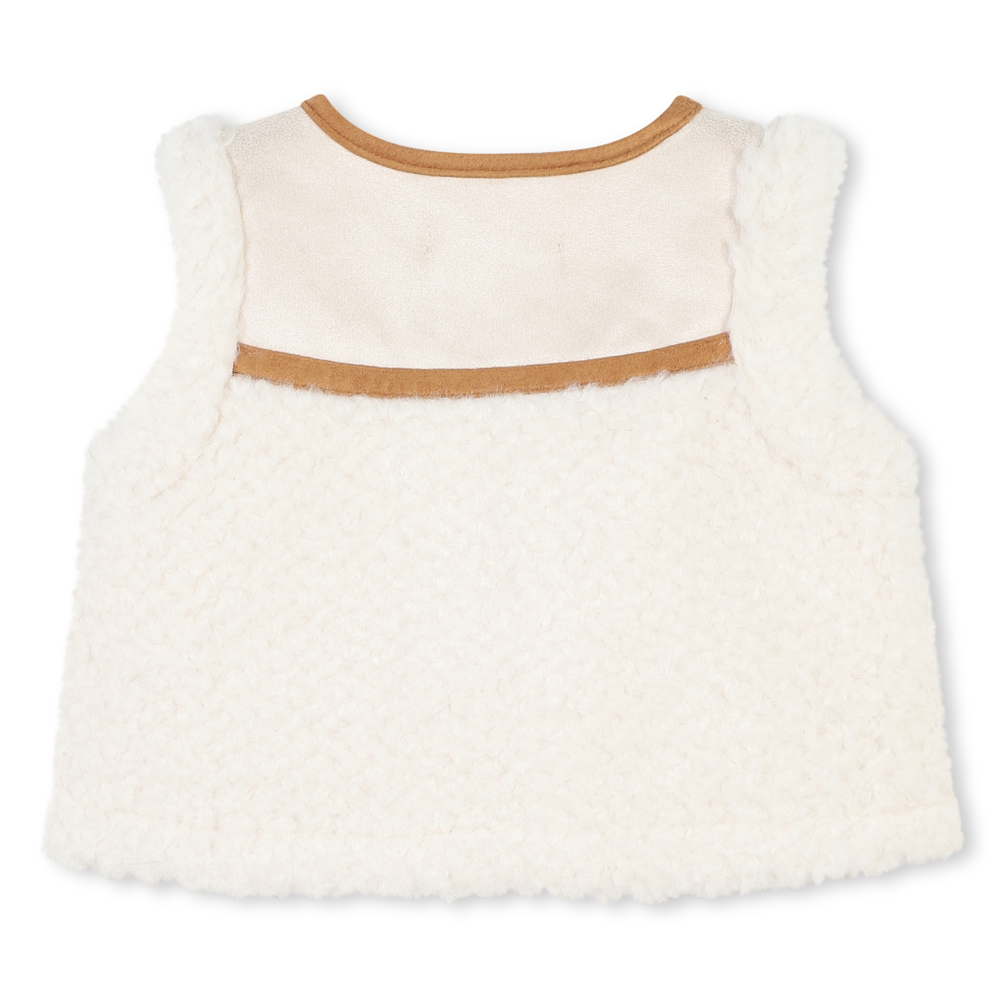 Fluffy sleeveless waistcoat CHLOE for GIRL