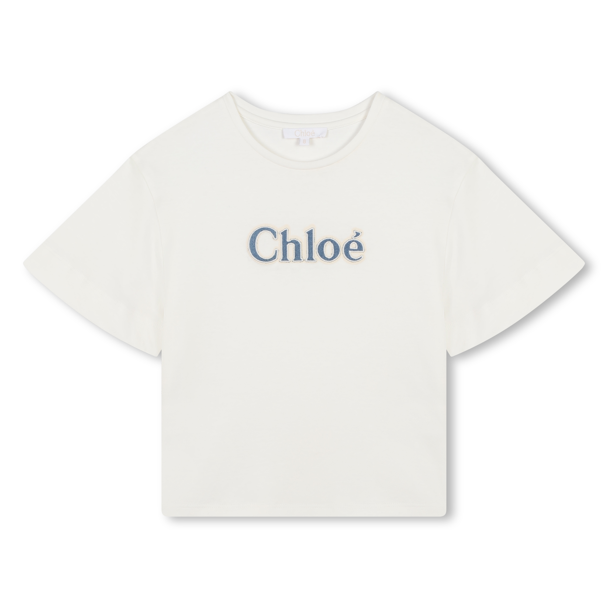 Katoenen T-shirt korte mouwen CHLOE Voor