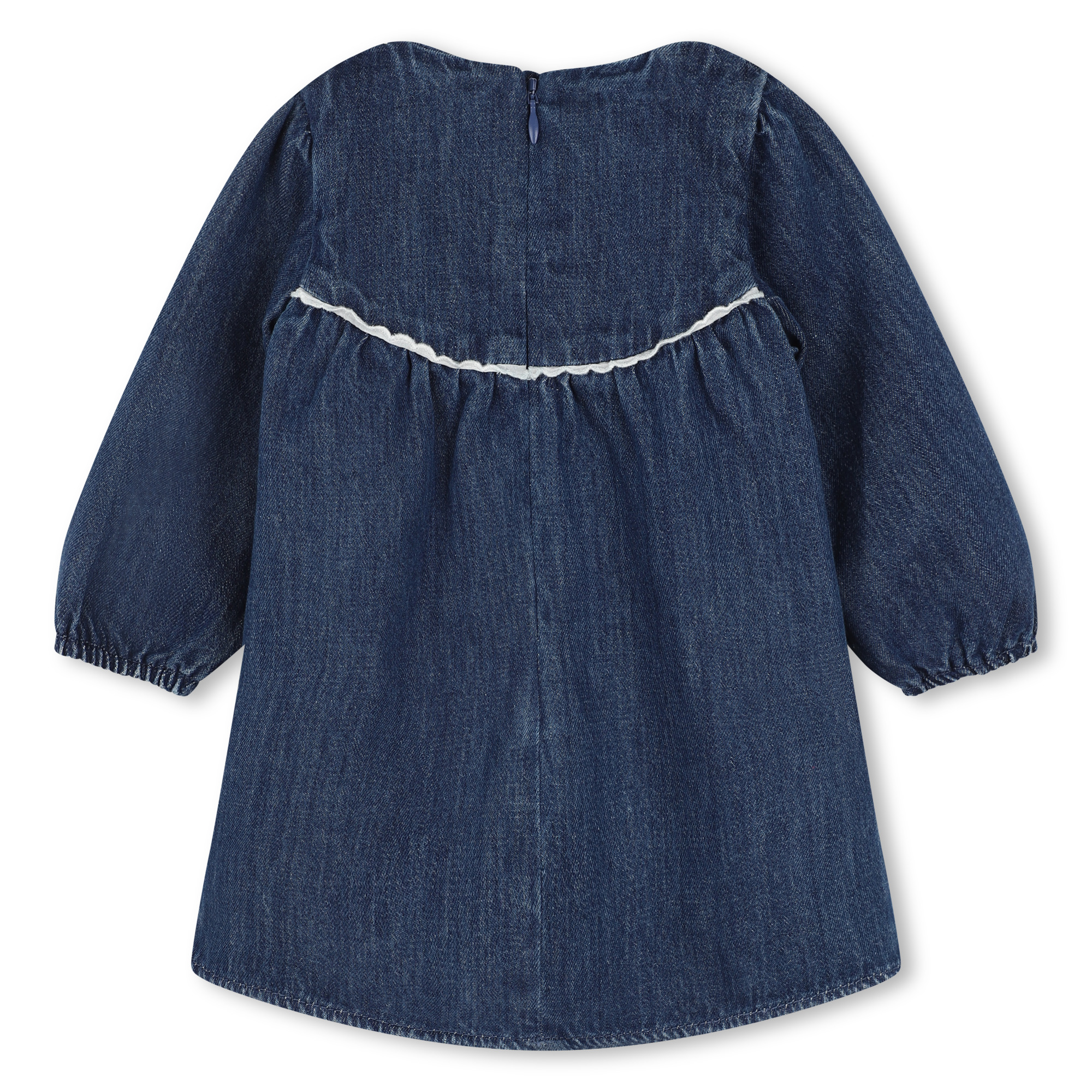 Denim dress and tights CHLOE for GIRL