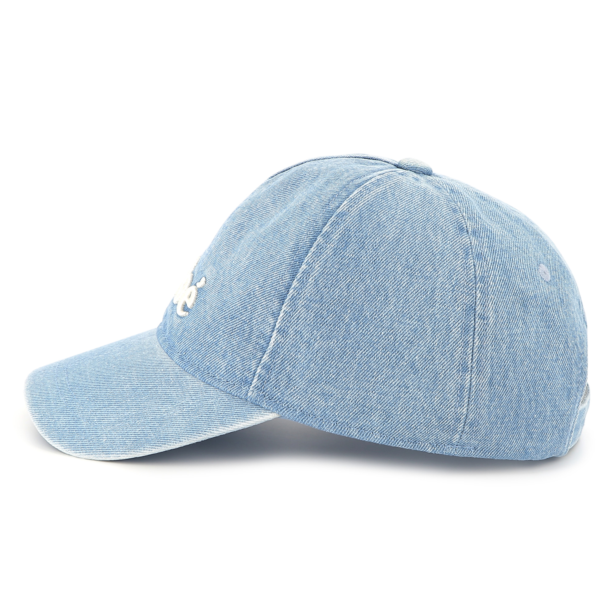 Embroidered denim baseball cap CHLOE for GIRL