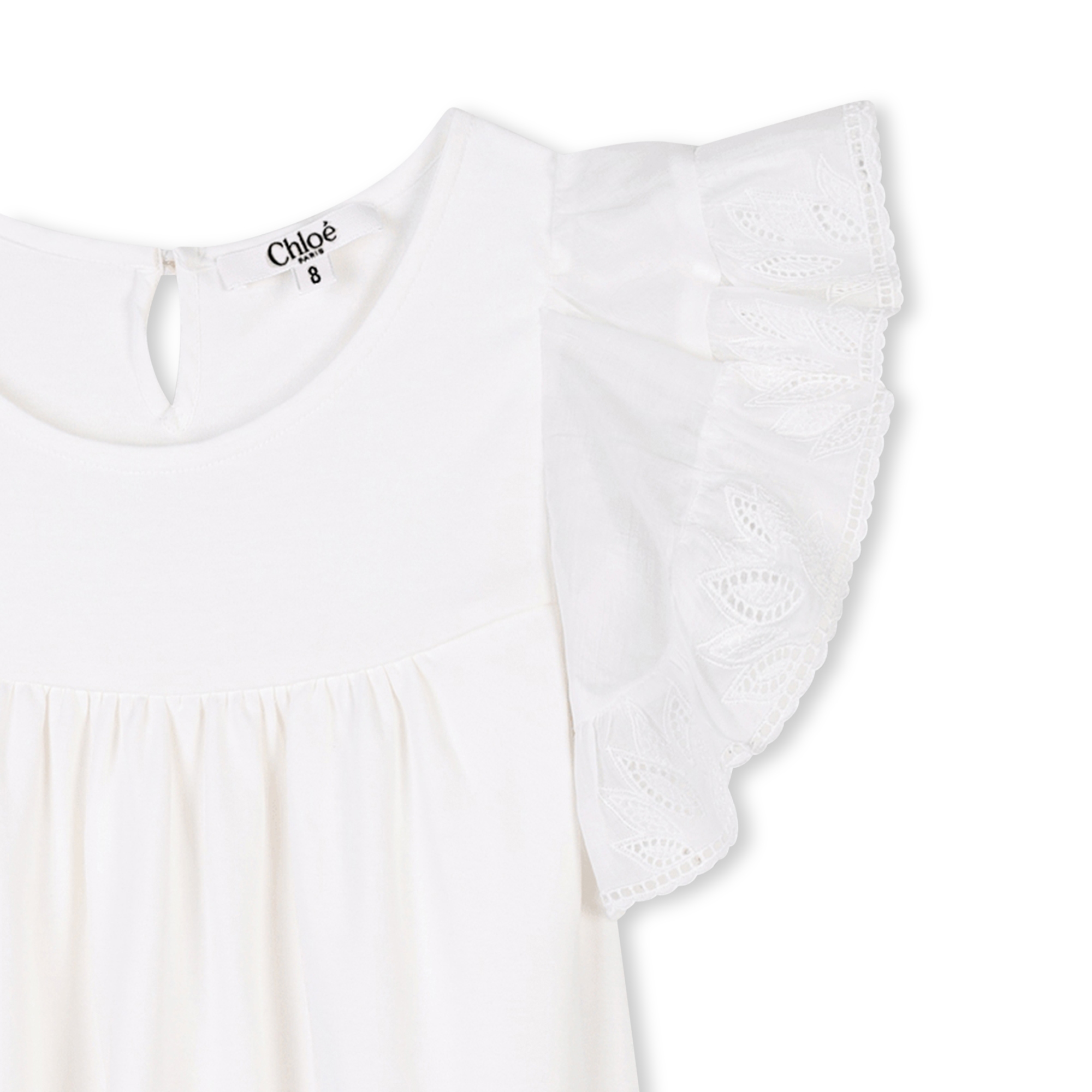 Ruffled-sleeve dress CHLOE for GIRL