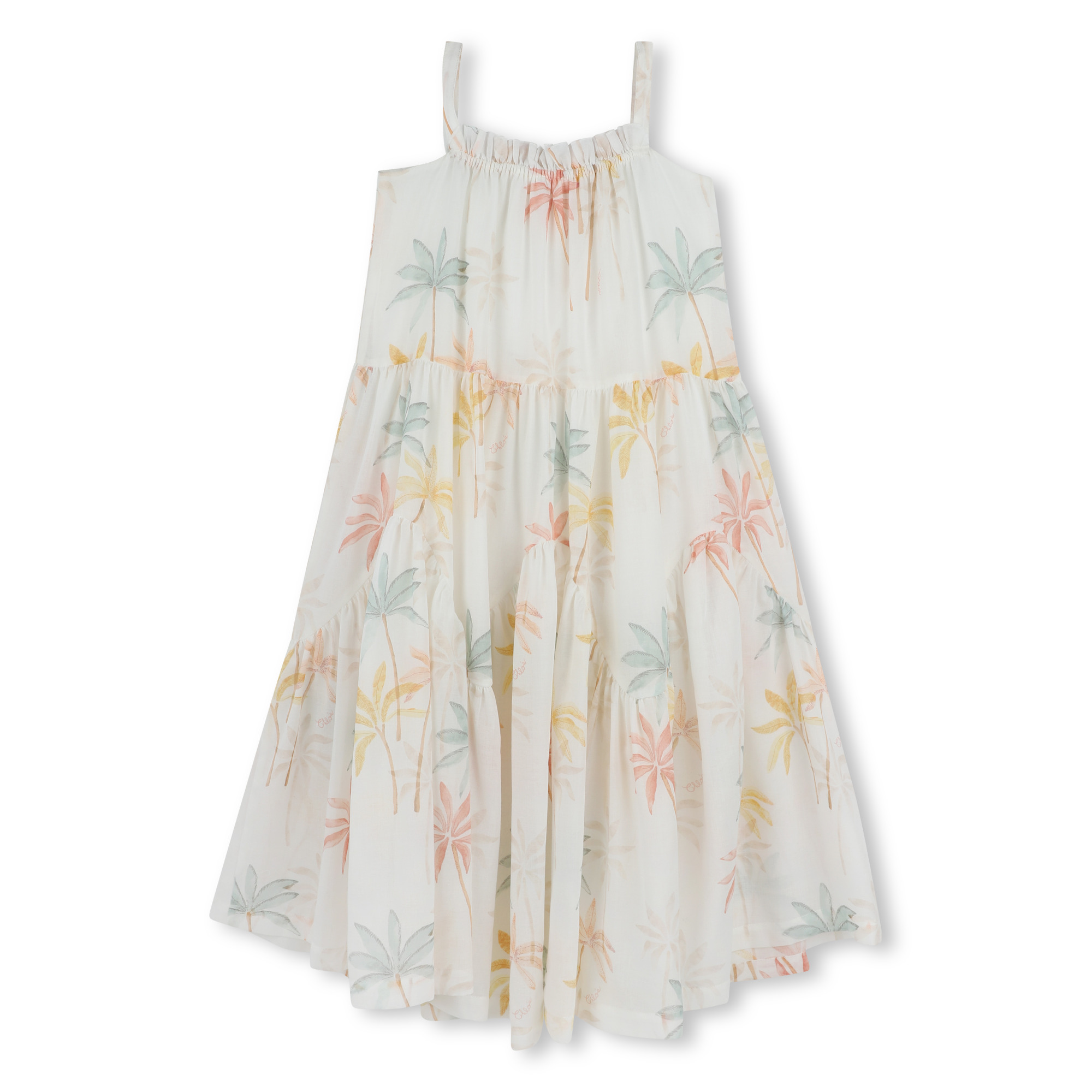 Cotton strappy dress CHLOE for GIRL