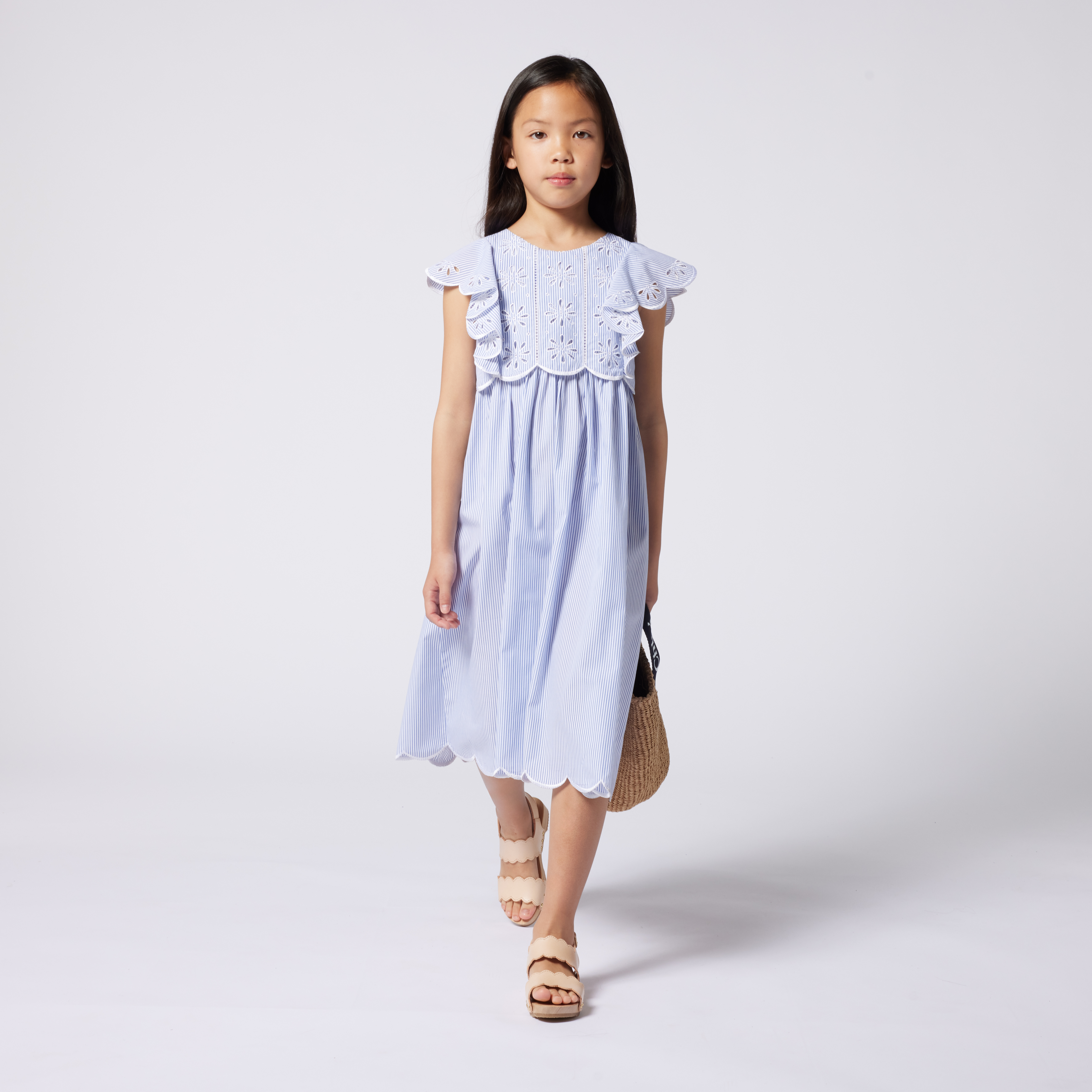 Short-sleeved dress CHLOE for GIRL