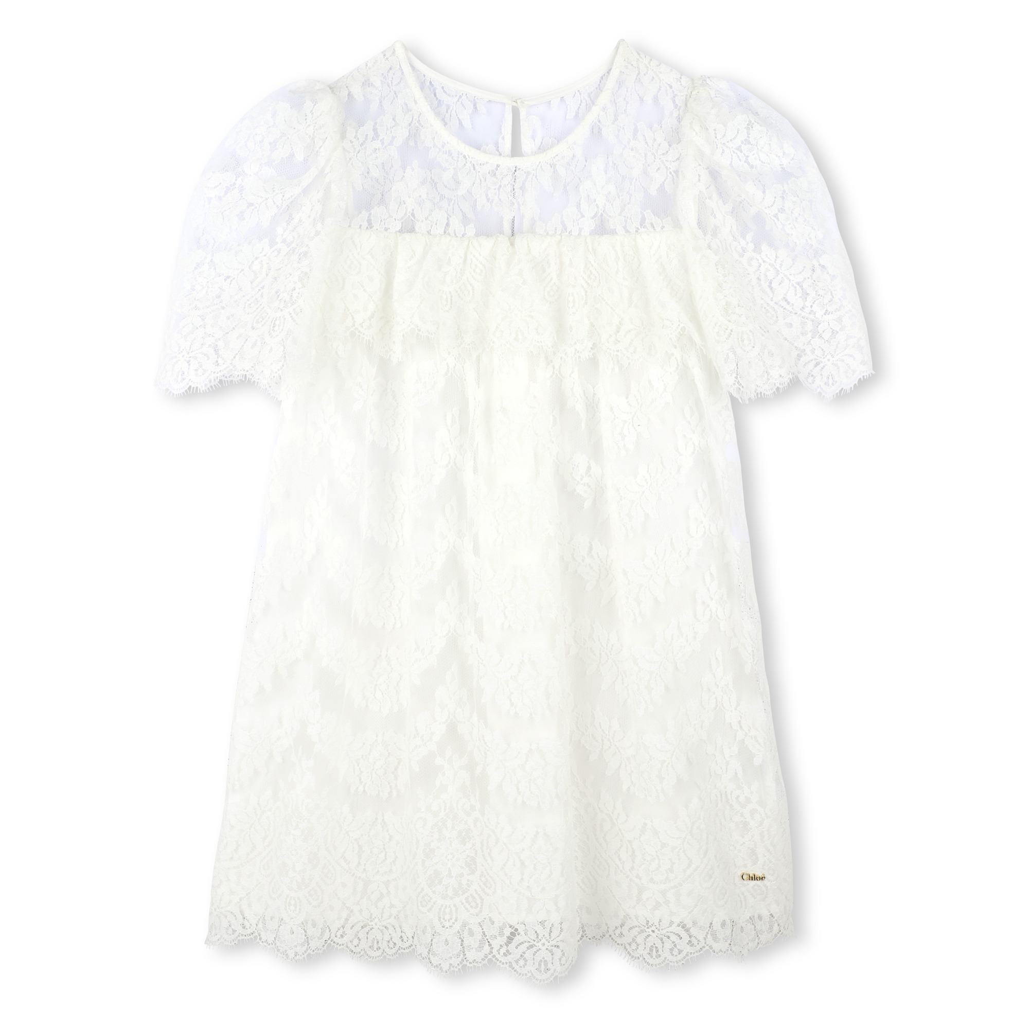 Robe de cérémonie effet cape CHLOE pour FILLE