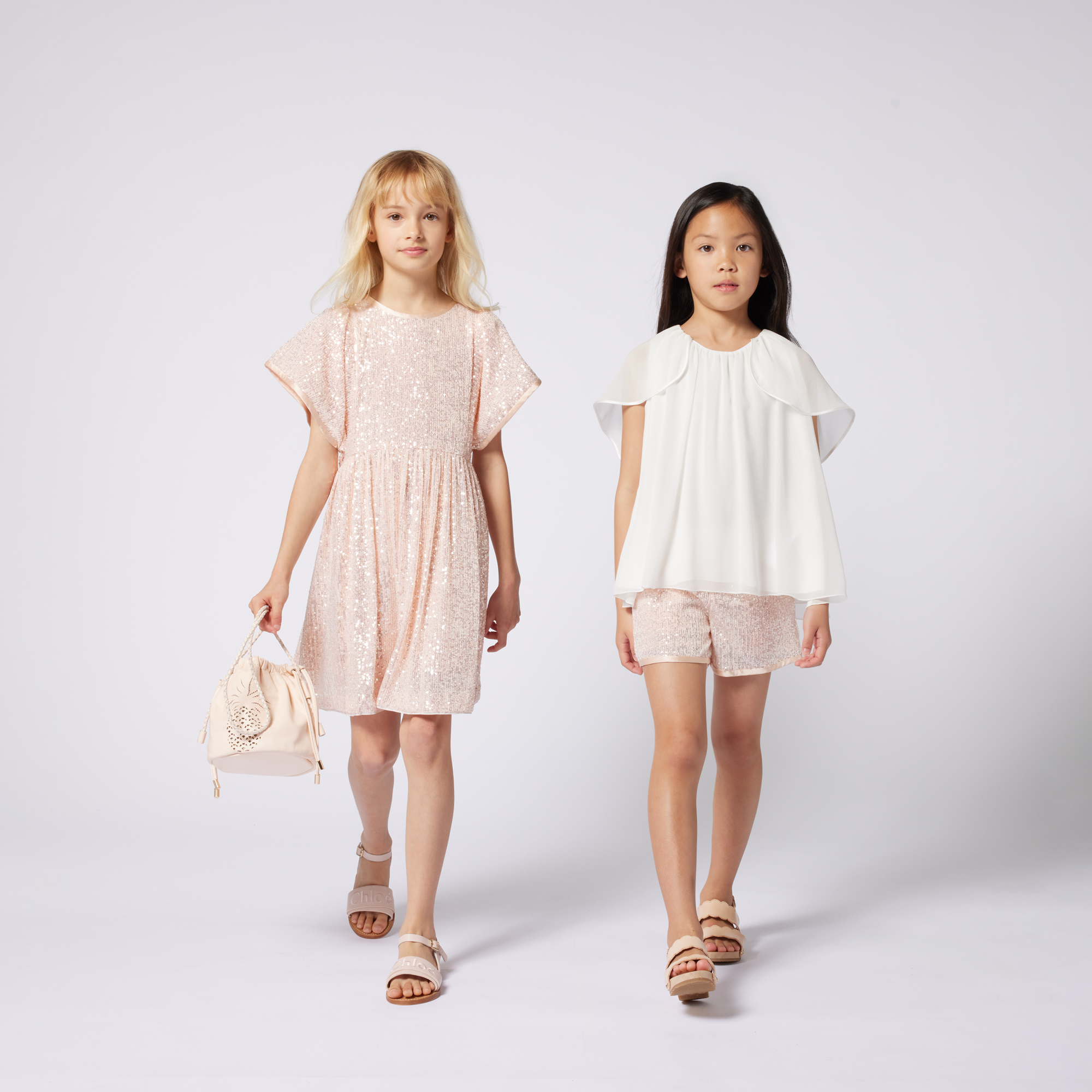 Robe de cérémonie à sequins CHLOE pour FILLE