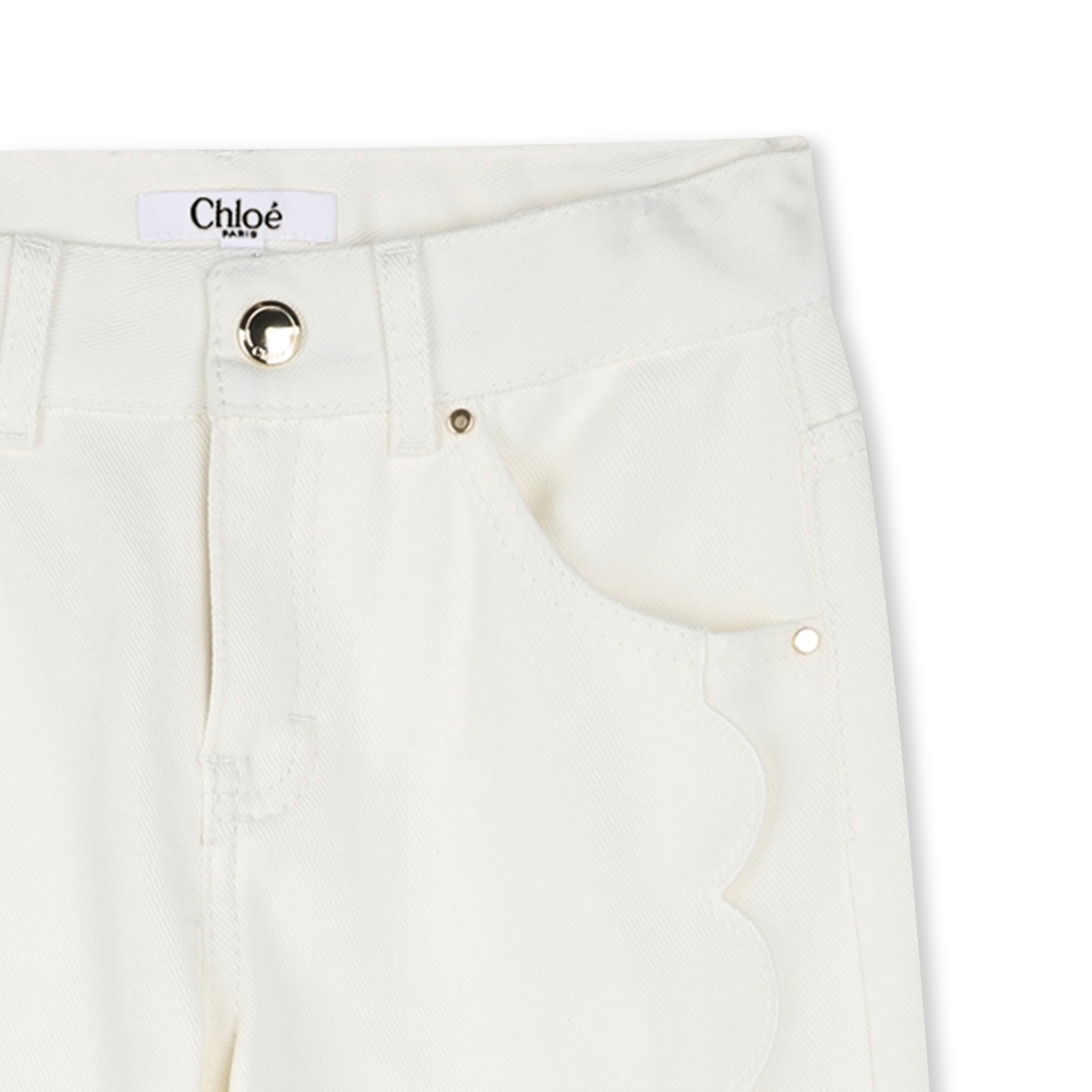 Pantalon 5 poches en coton CHLOE pour FILLE