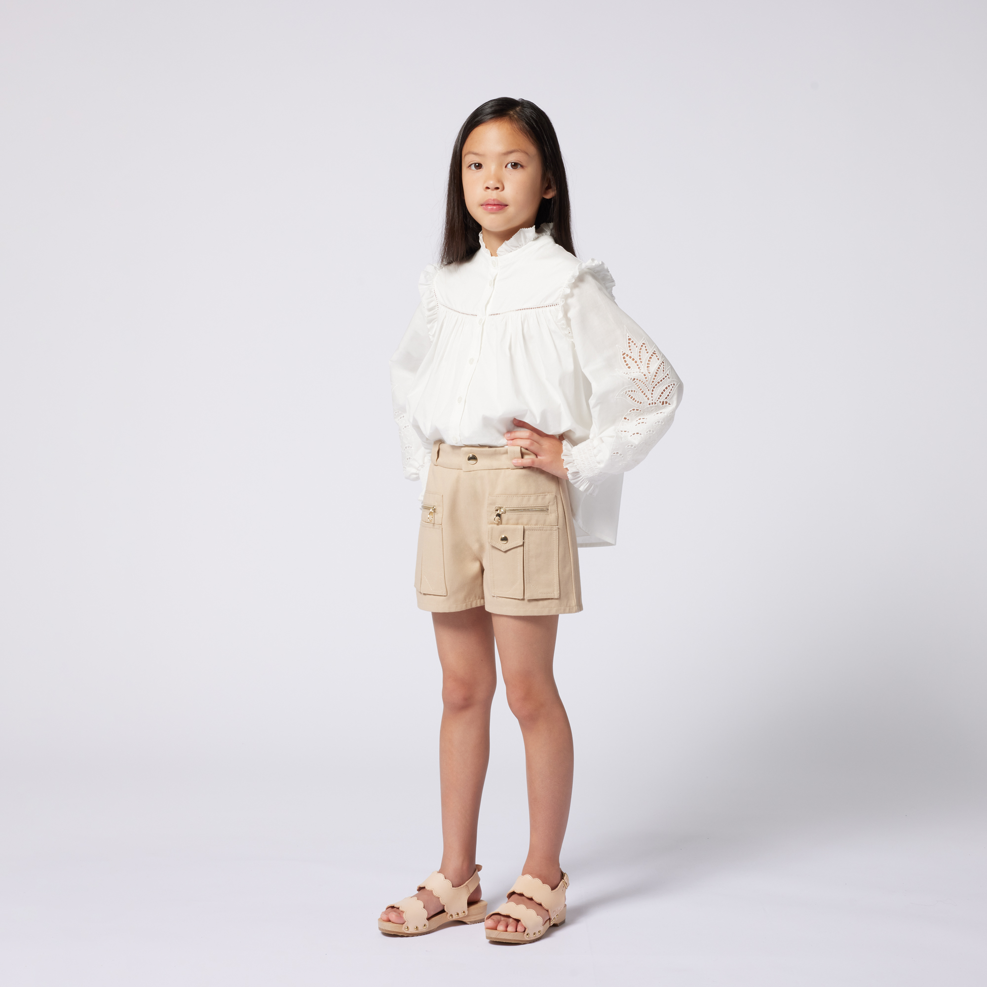 Adjustable waist shorts CHLOE for GIRL