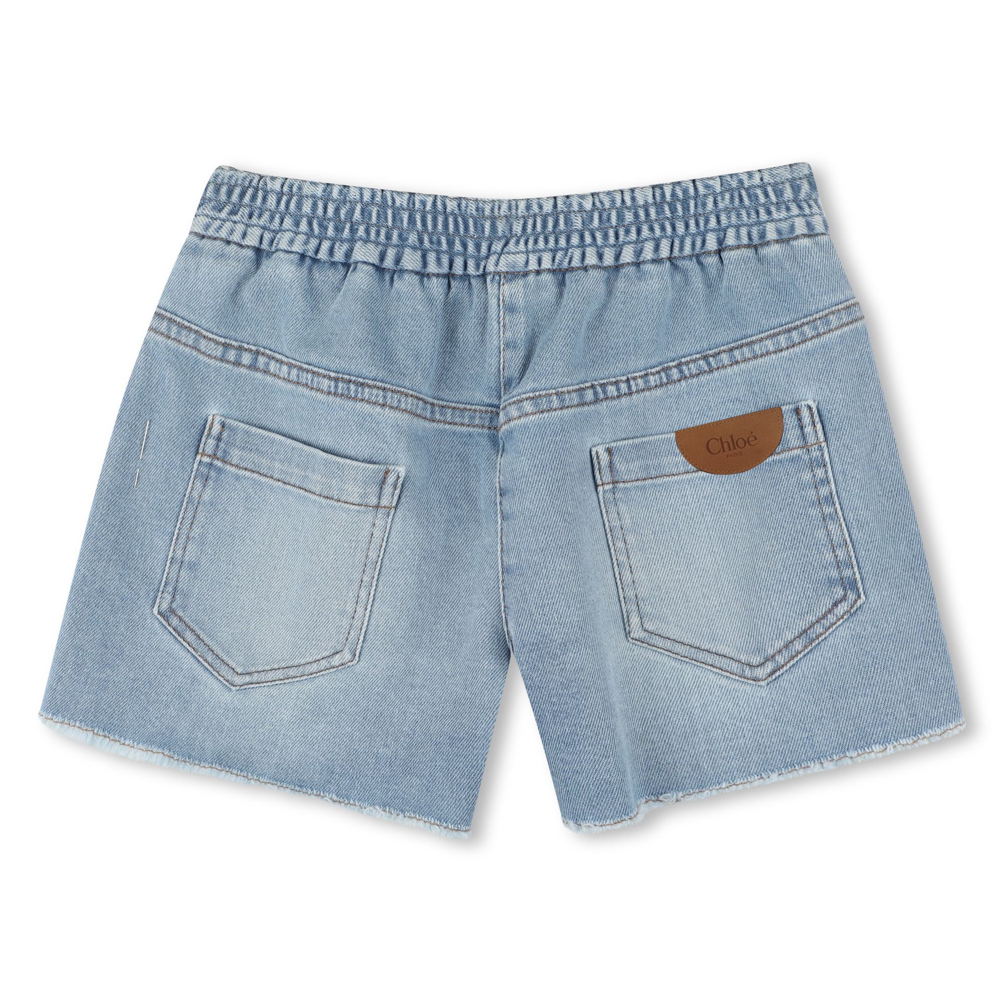 Short en jean à lacets CHLOE pour FILLE