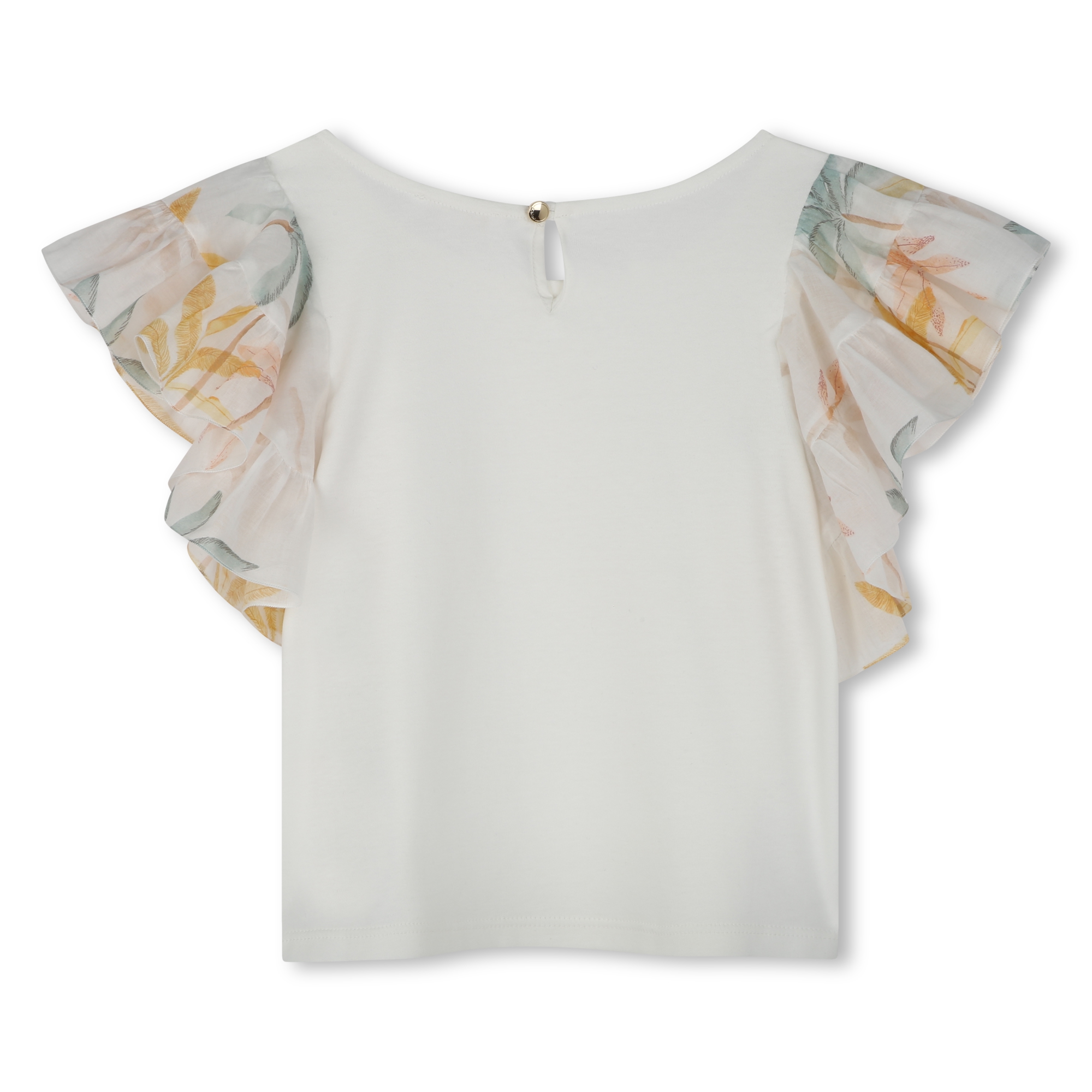 T-shirt with frilled sleeves CHLOE for GIRL