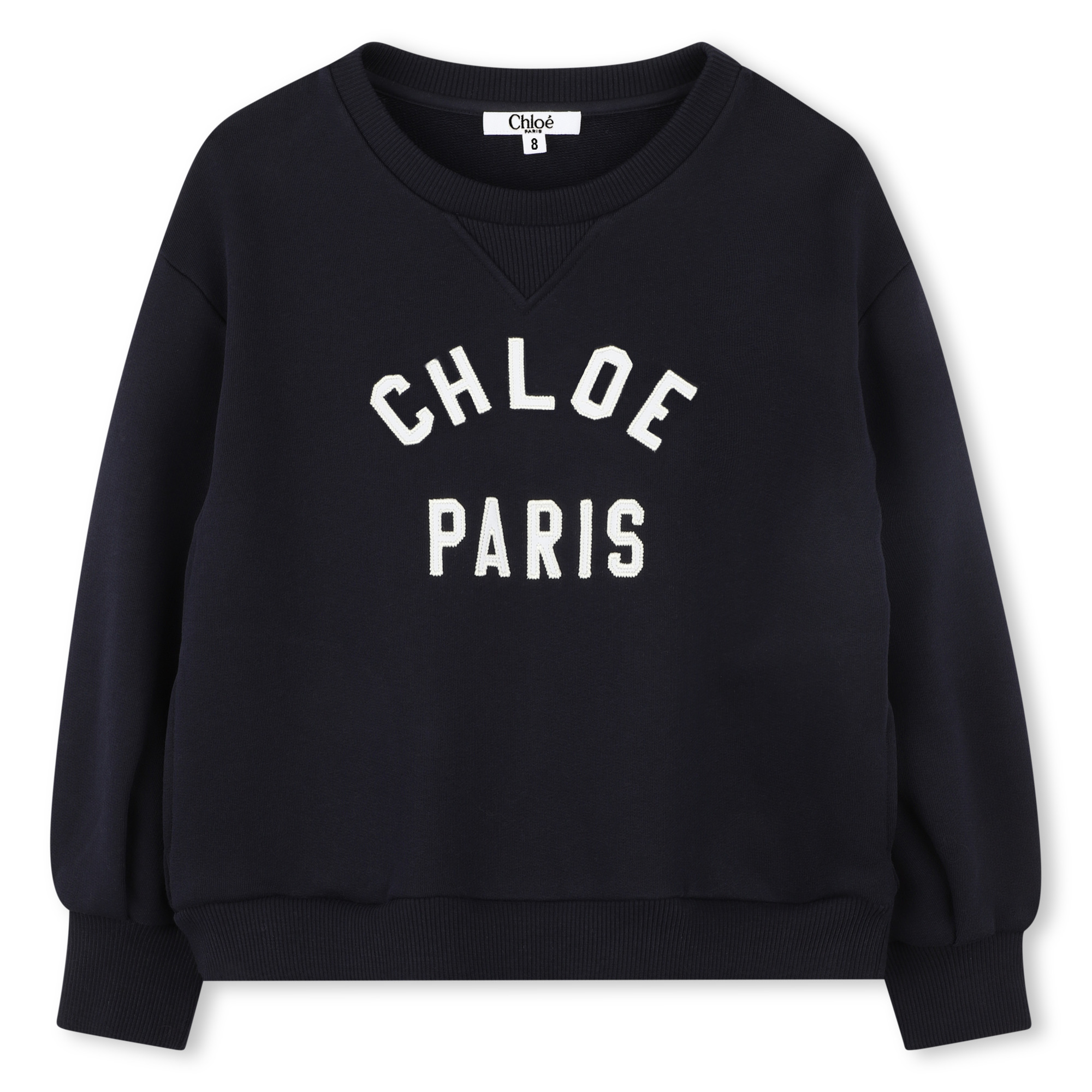 Cropped fleece sweatshirt CHLOE for GIRL