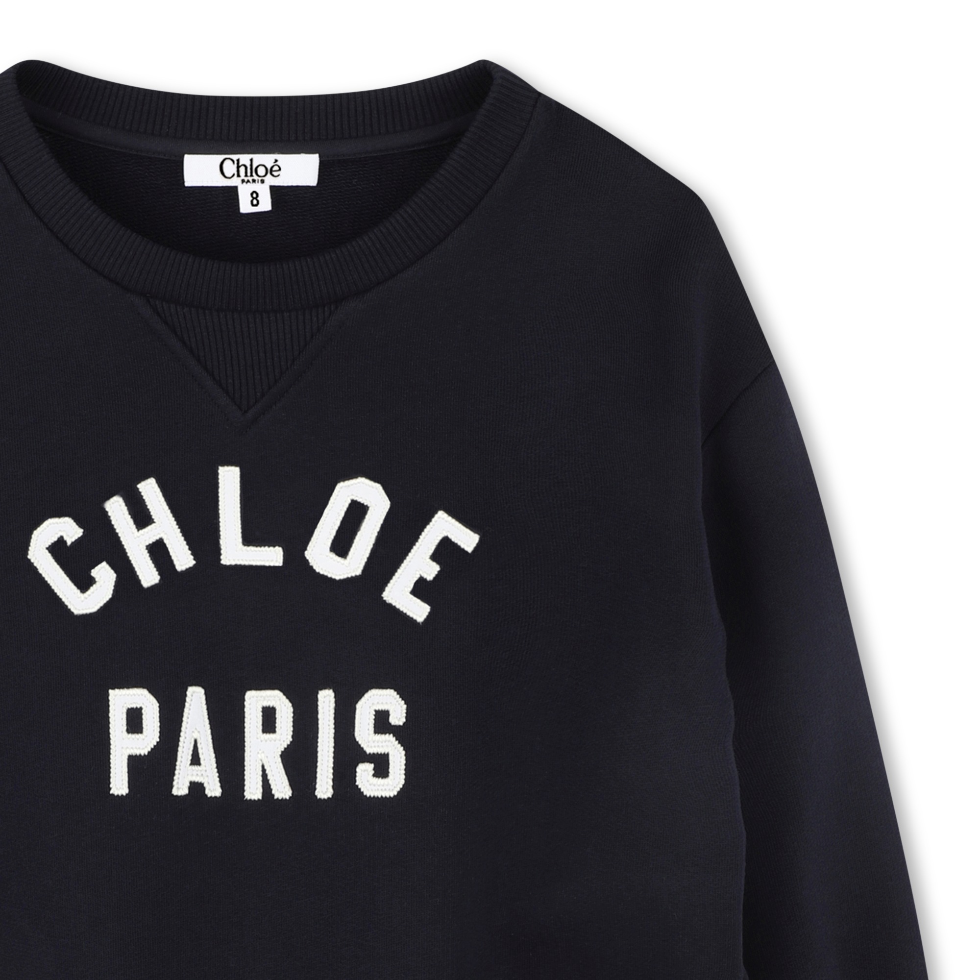 Cropped fleece sweatshirt CHLOE for GIRL