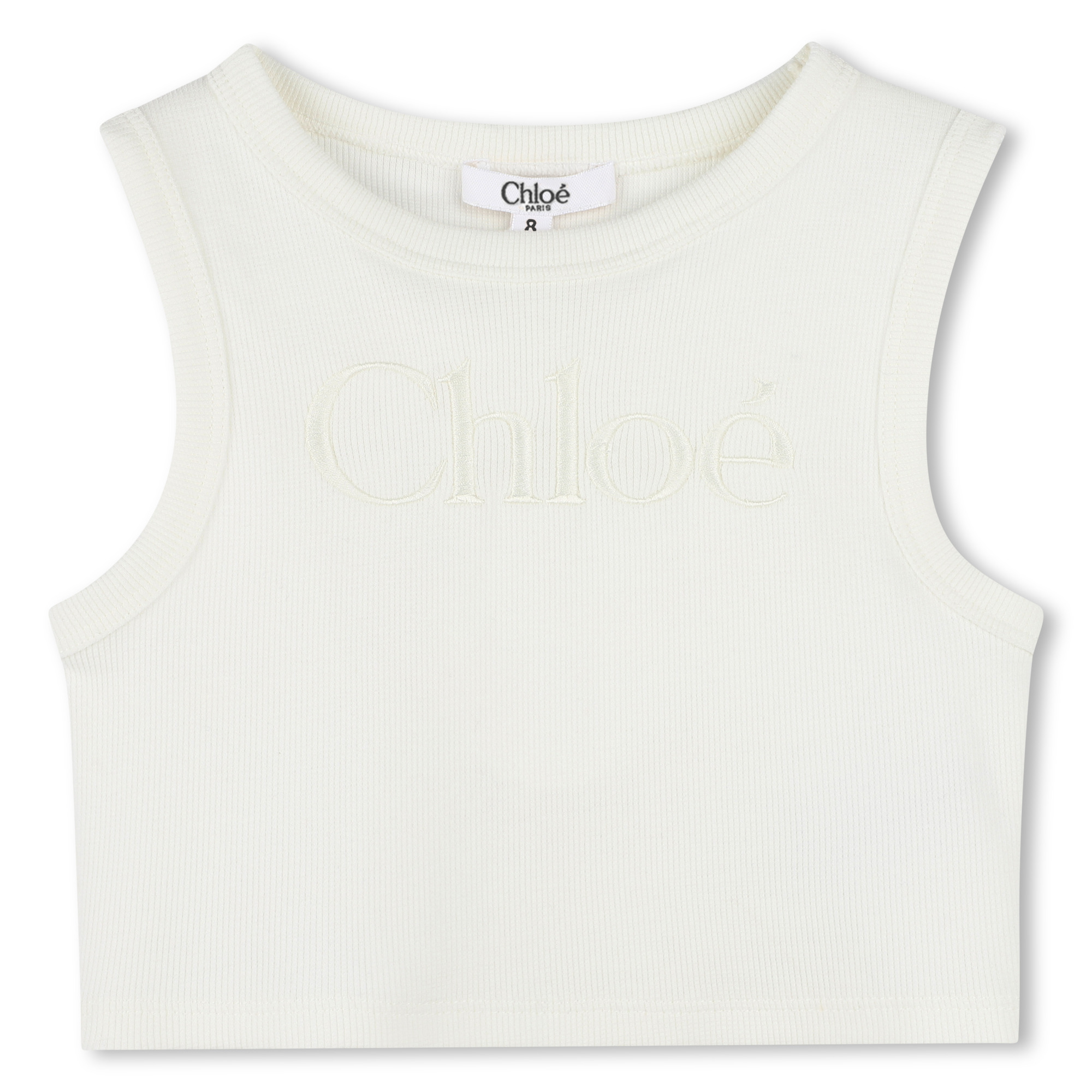 Embroidered logo tank top CHLOE for GIRL