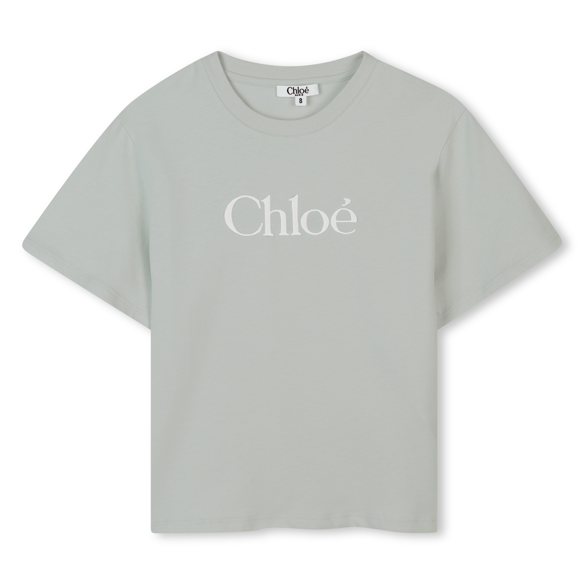 Embroidered logo T-shirt CHLOE for GIRL