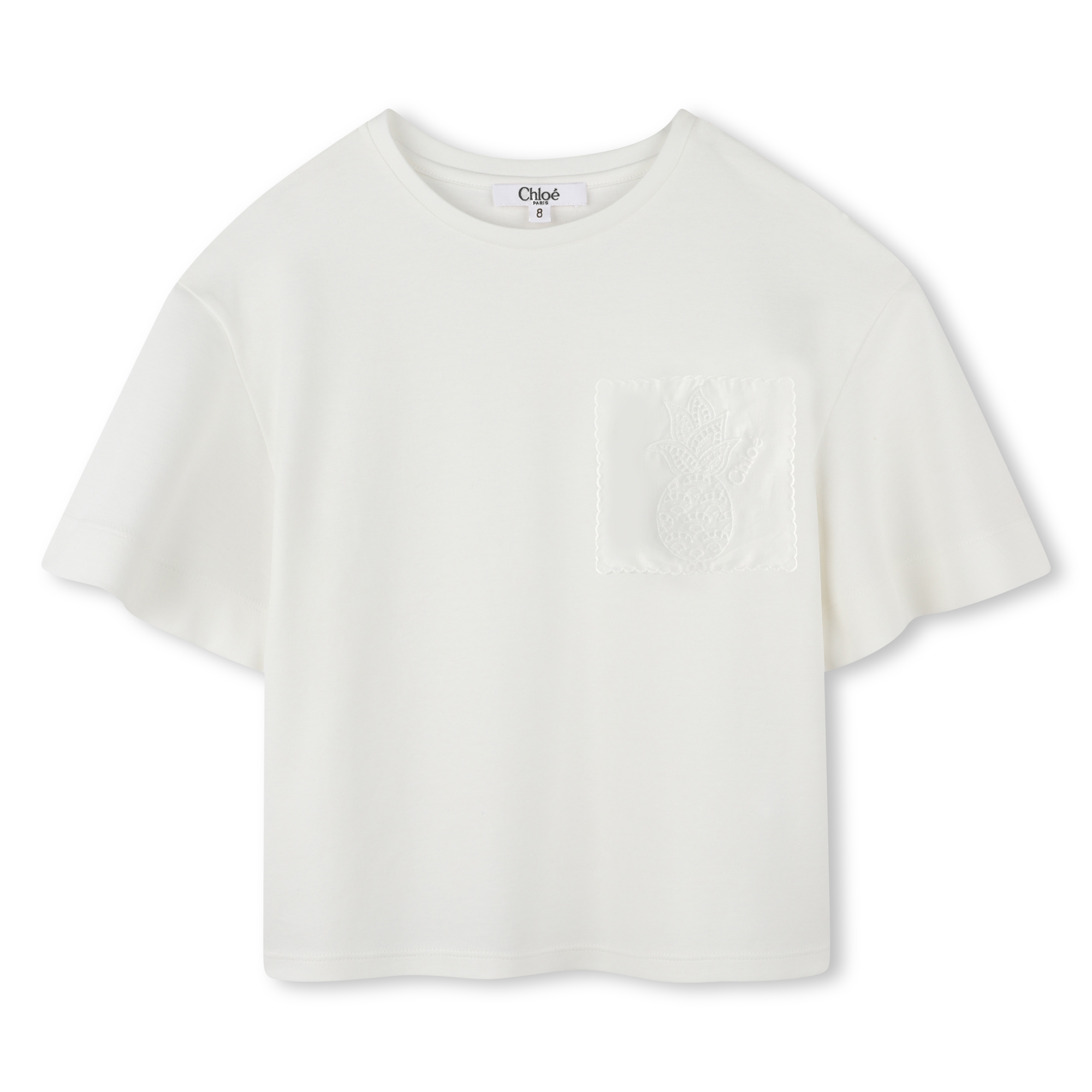 T-shirt avec poche poitrine CHLOE pour FILLE