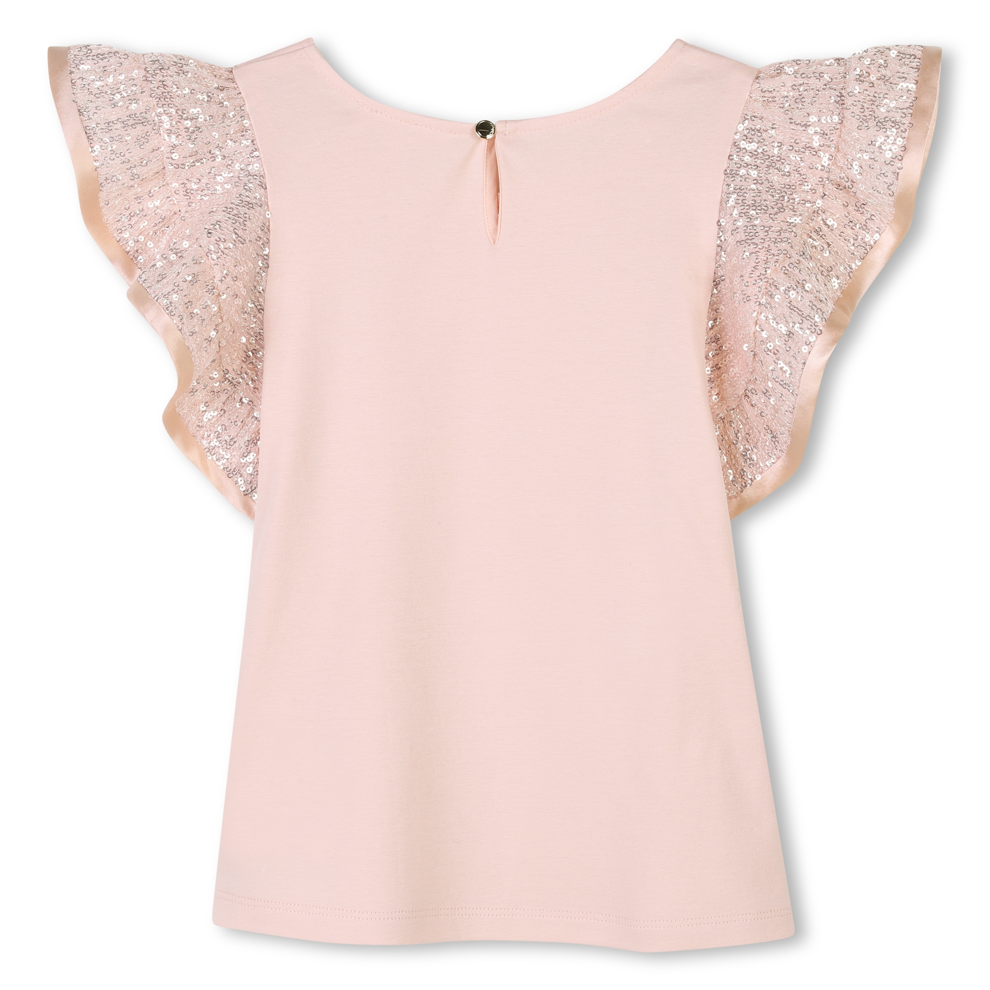 Sequin and frill T-shirt CHLOE for GIRL