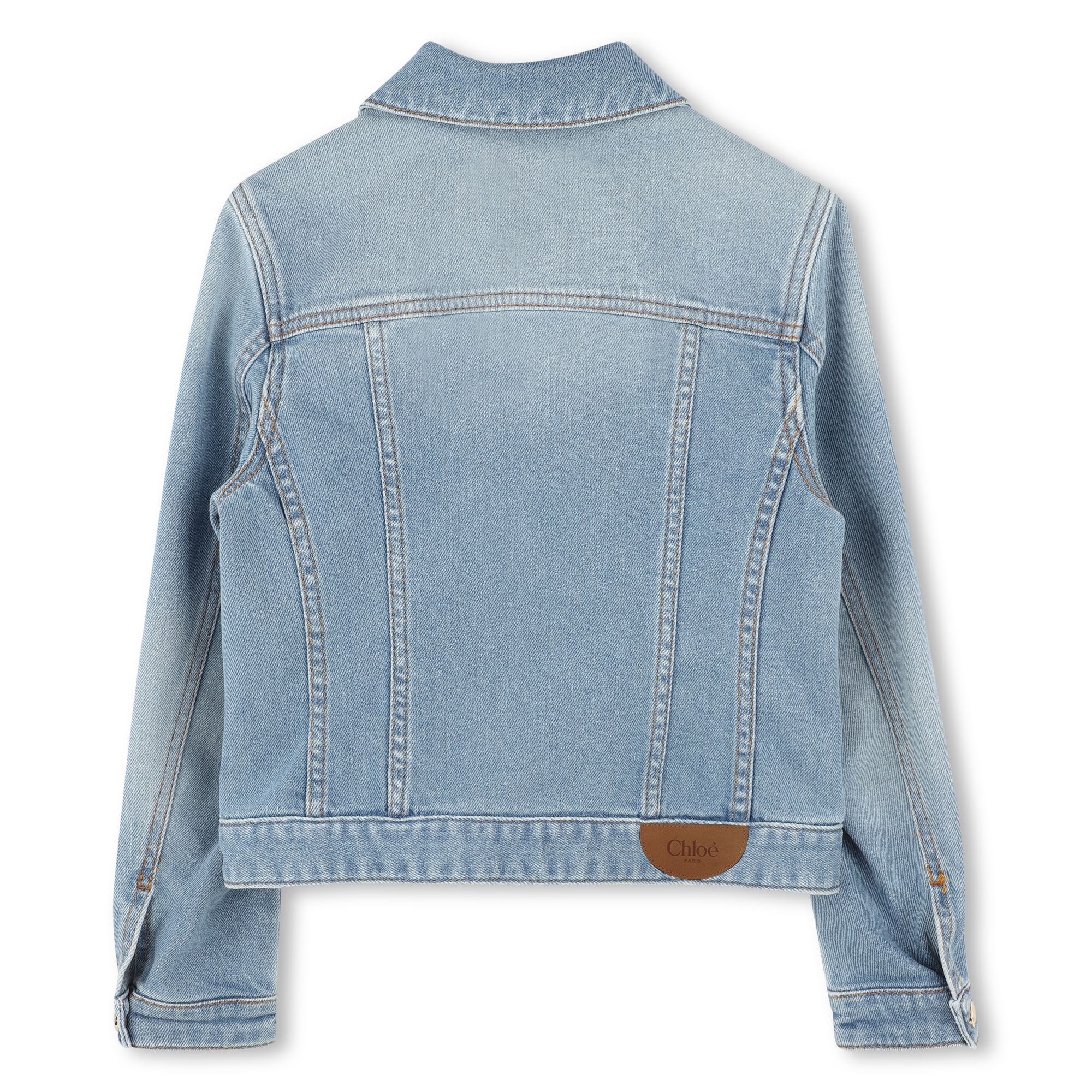 Jeansjacke mit Druckknöpfen CHLOE Für MÄDCHEN