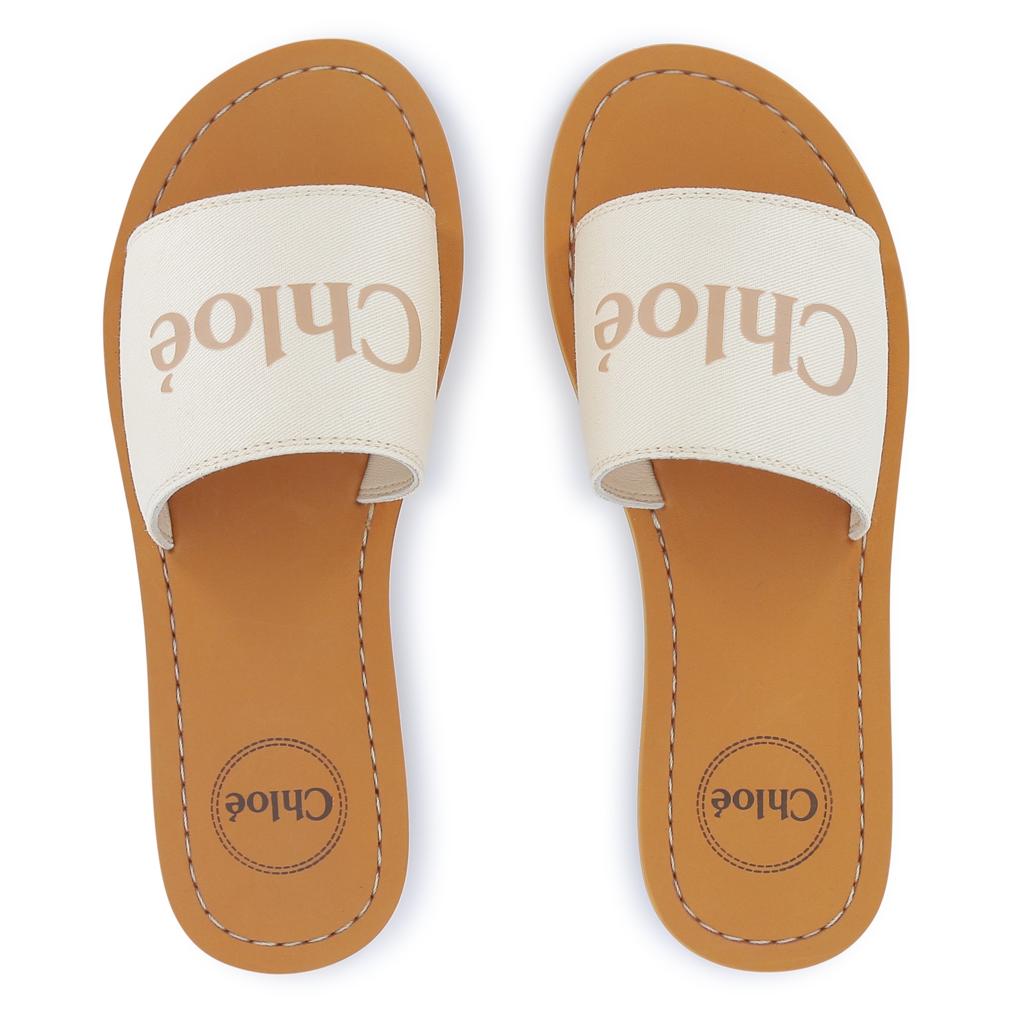 Fabric logo slides CHLOE for GIRL