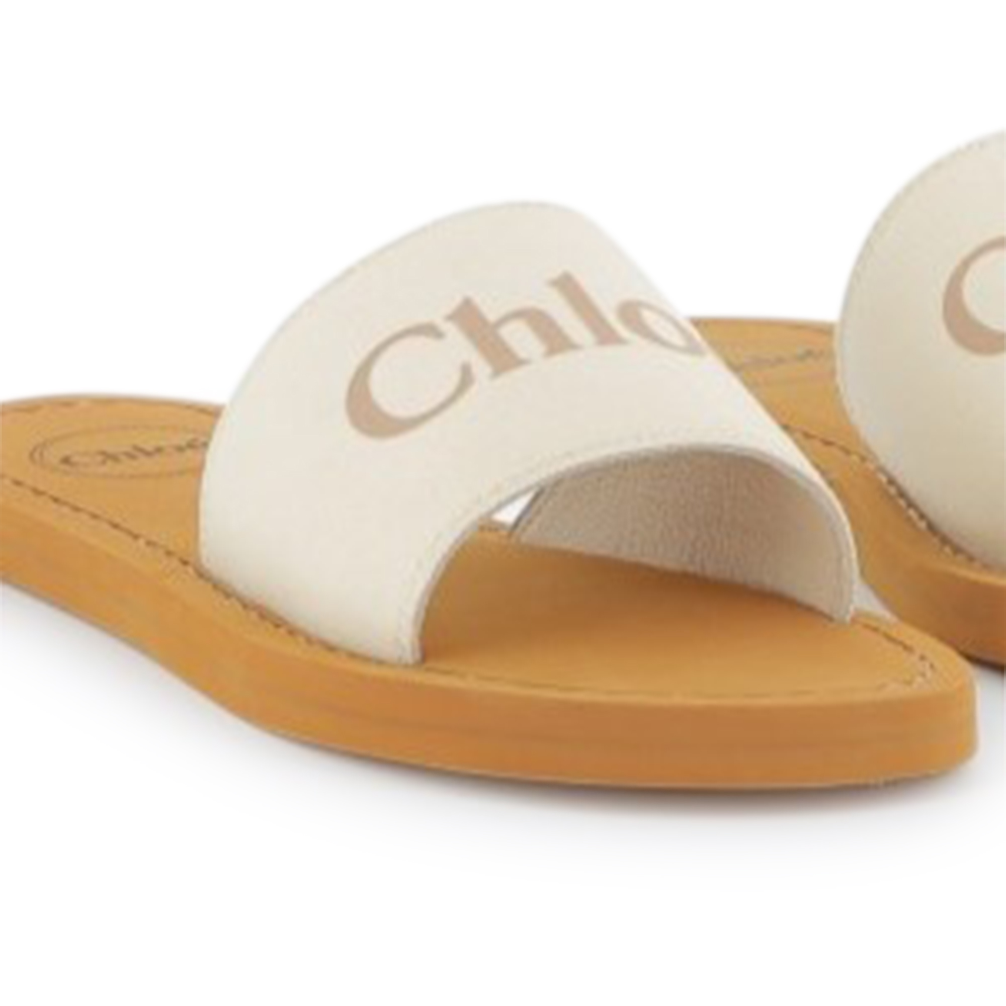 Chanclas de tela con la marca CHLOE para NIÑA