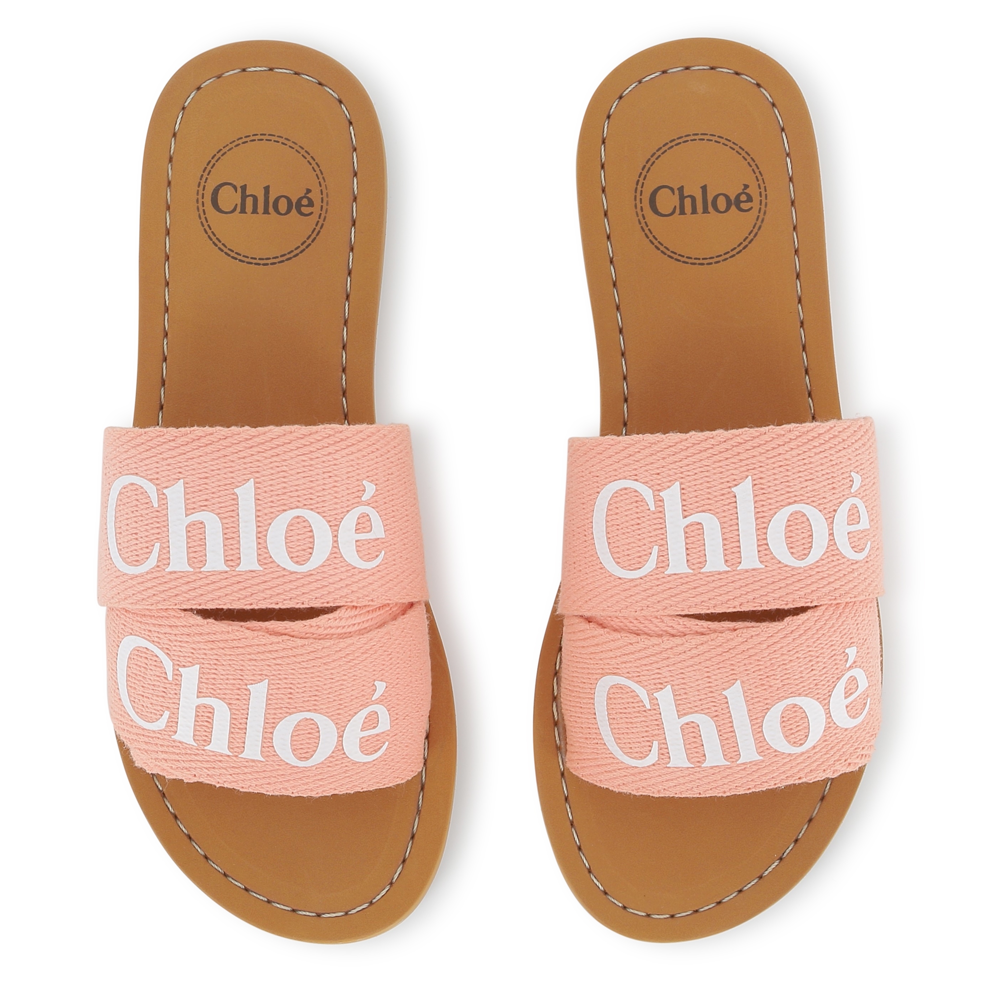 Pantoletten mit Logo CHLOE Für MÄDCHEN