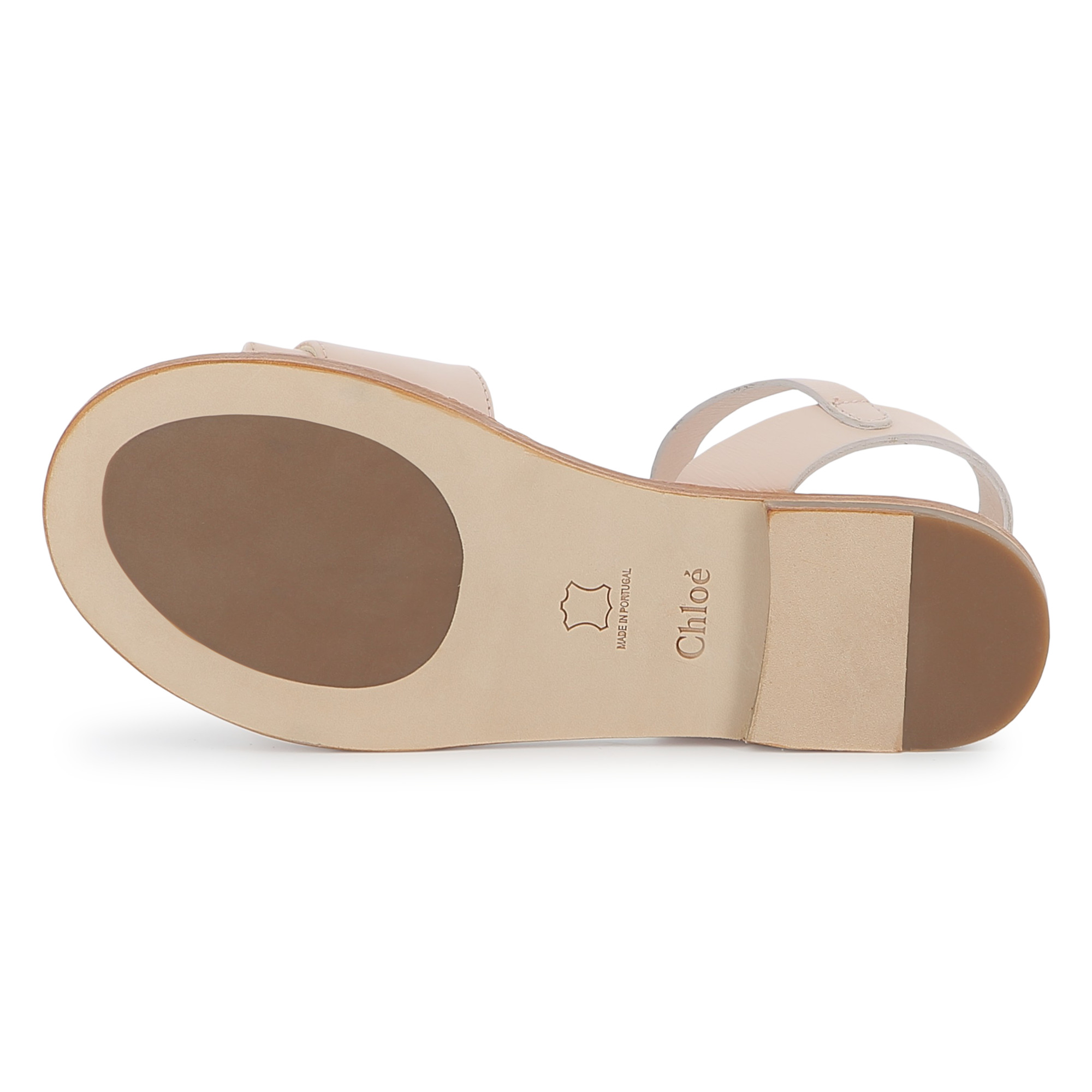 Buckled leather sandals CHLOE for GIRL