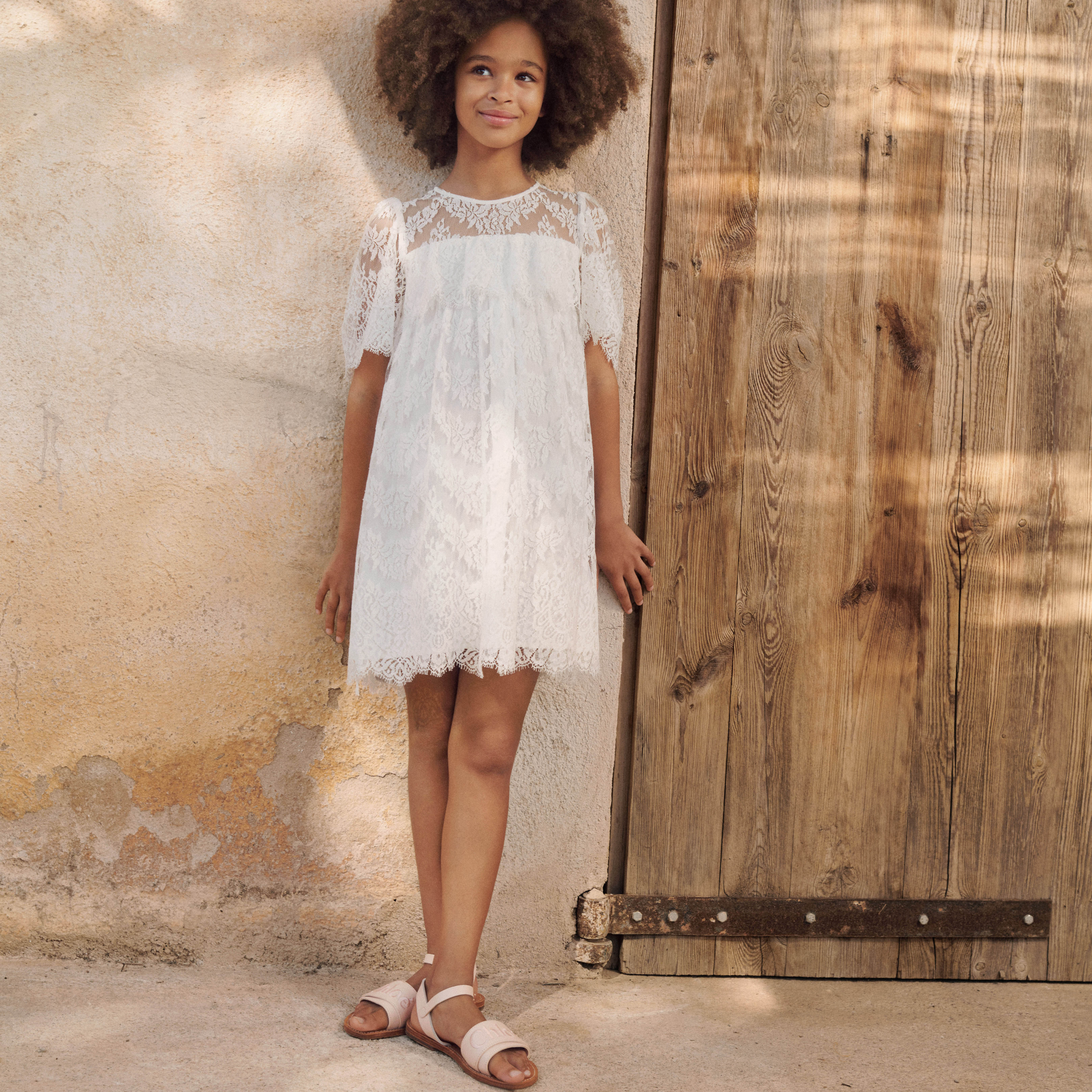 Sandales en cuir avec boucle CHLOE pour FILLE