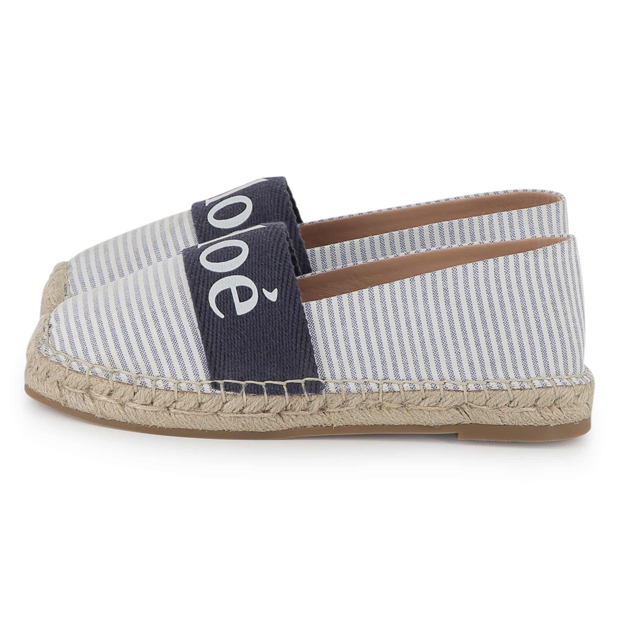 Striped canvas espadrilles CHLOE for GIRL