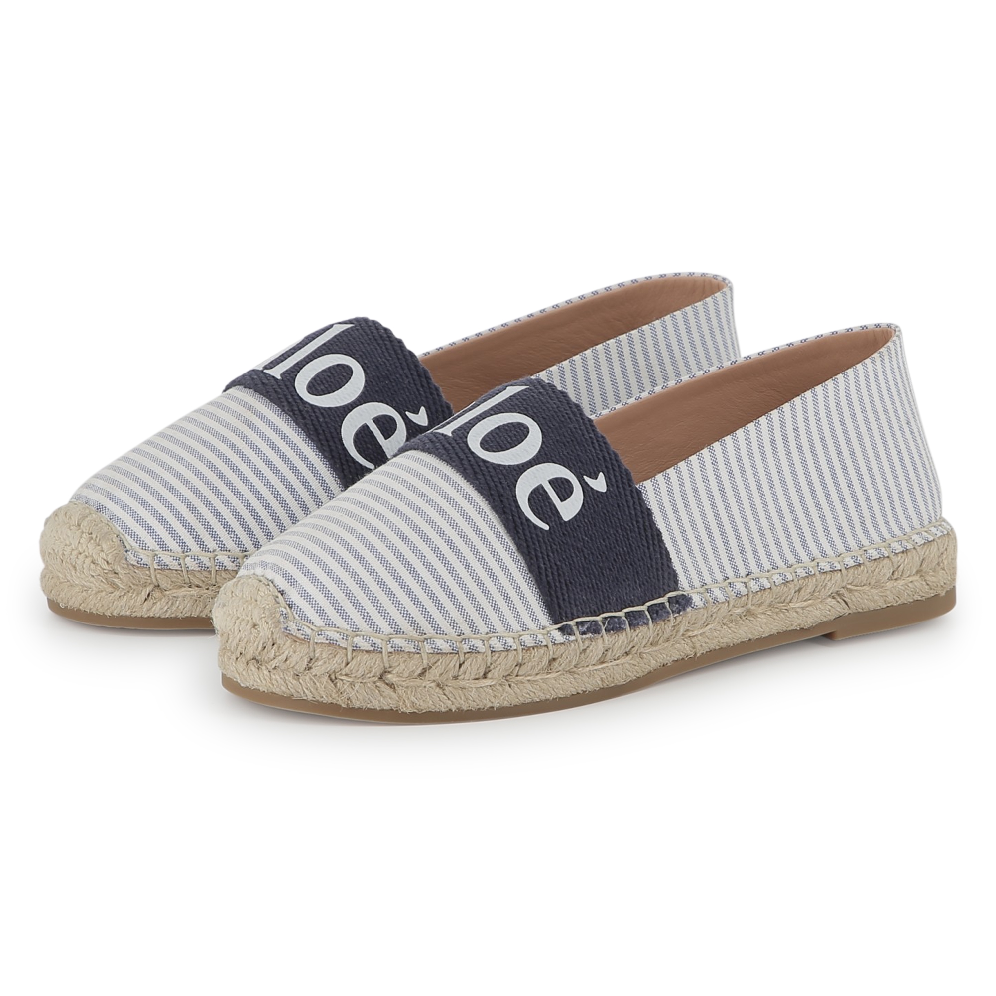 Striped canvas espadrilles CHLOE for GIRL