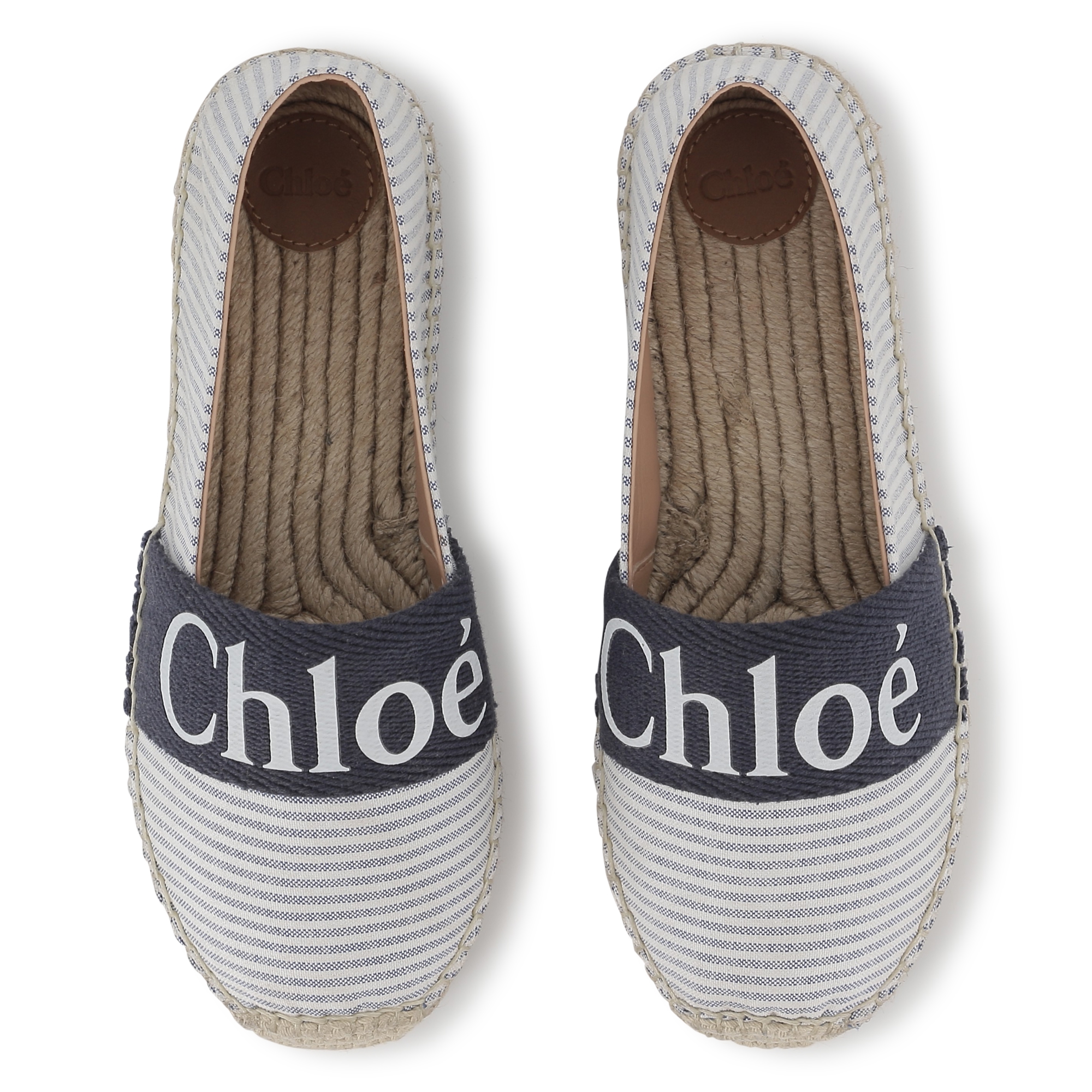 Striped canvas espadrilles CHLOE for GIRL