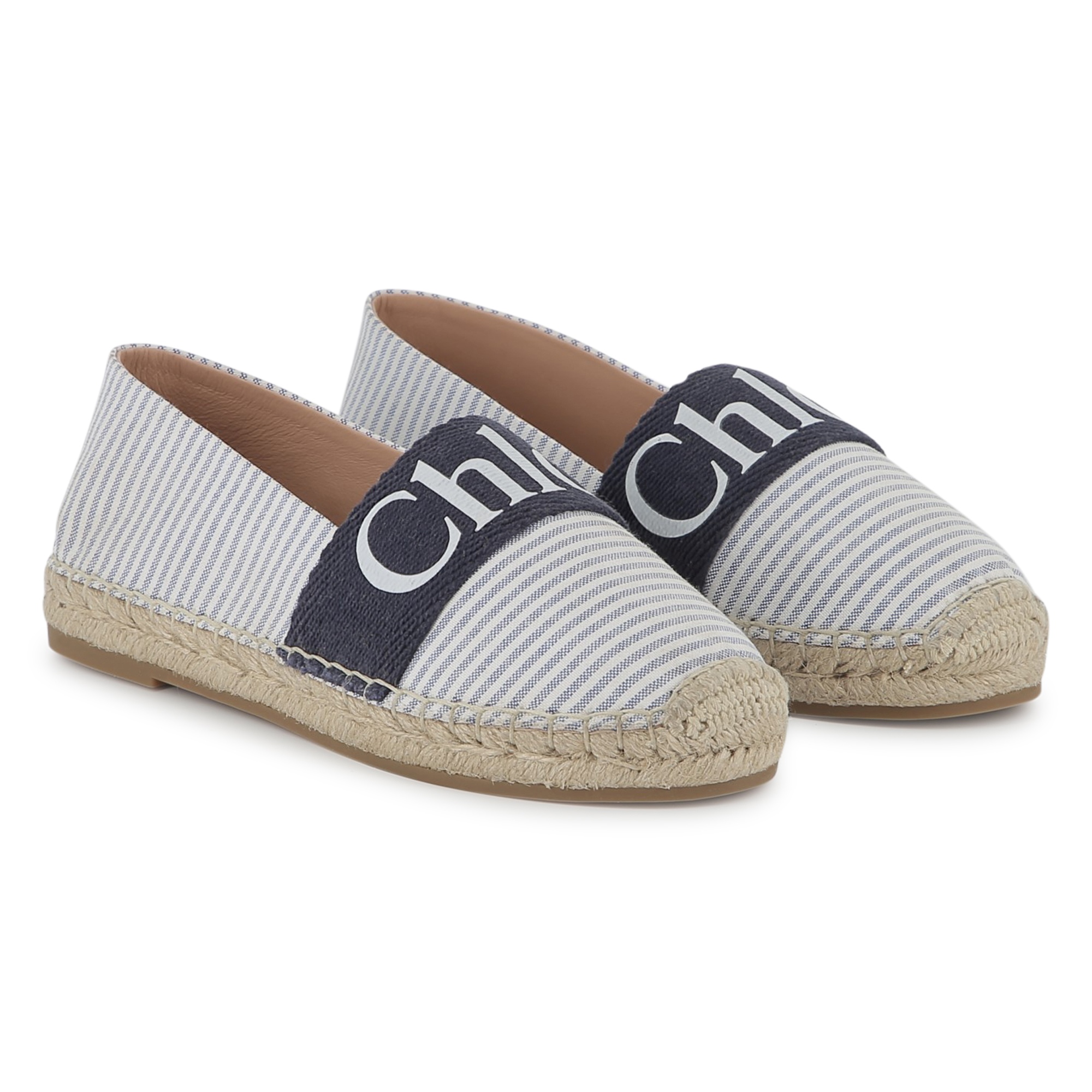 Striped canvas espadrilles CHLOE for GIRL