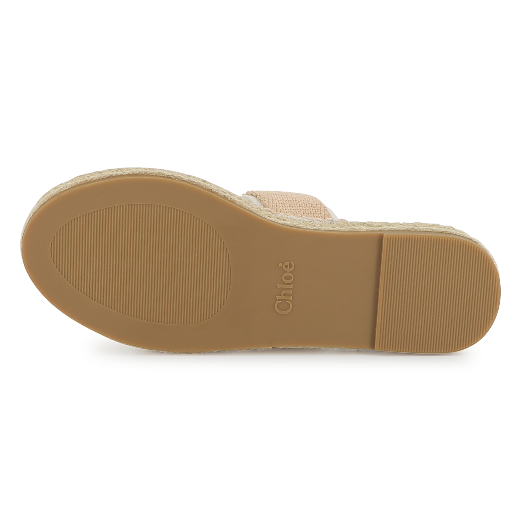 Slippers van canvas en touw CHLOE Voor