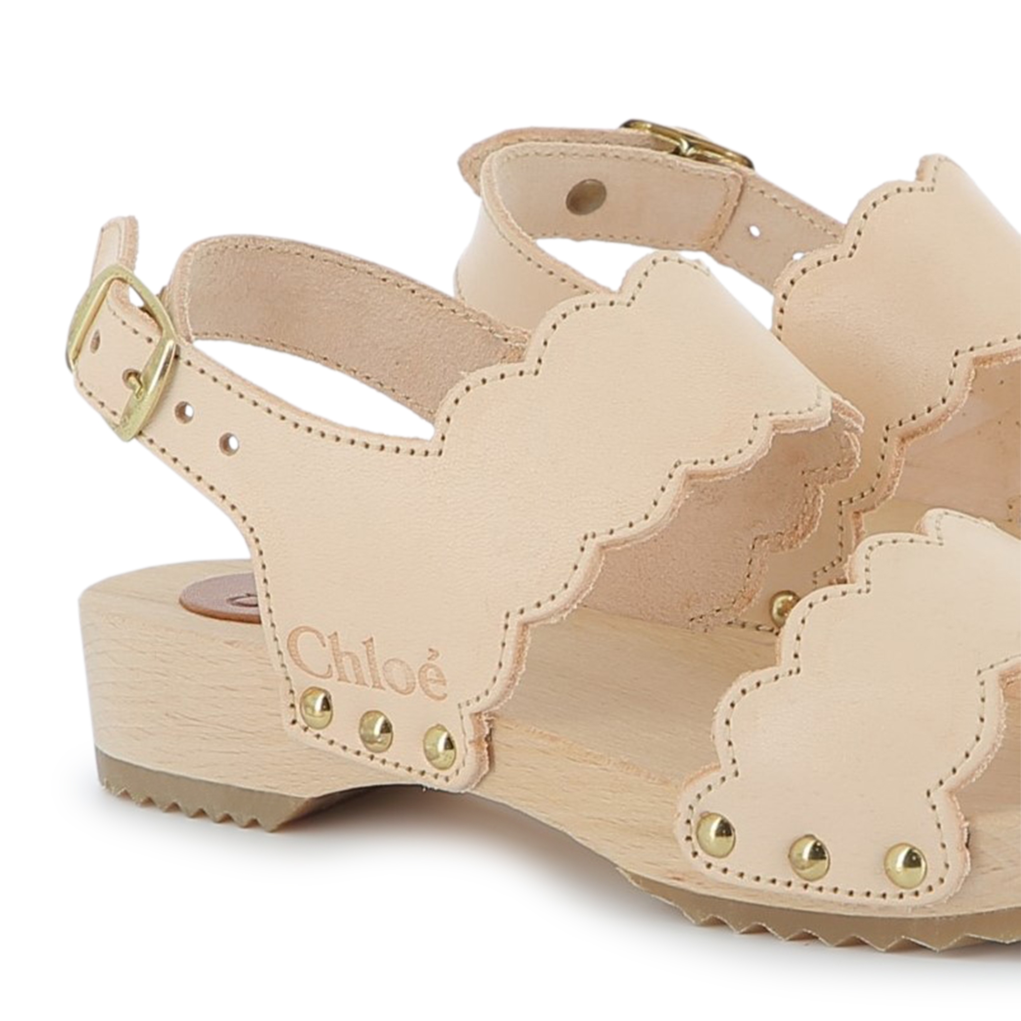 Buckled leather sandals CHLOE for GIRL