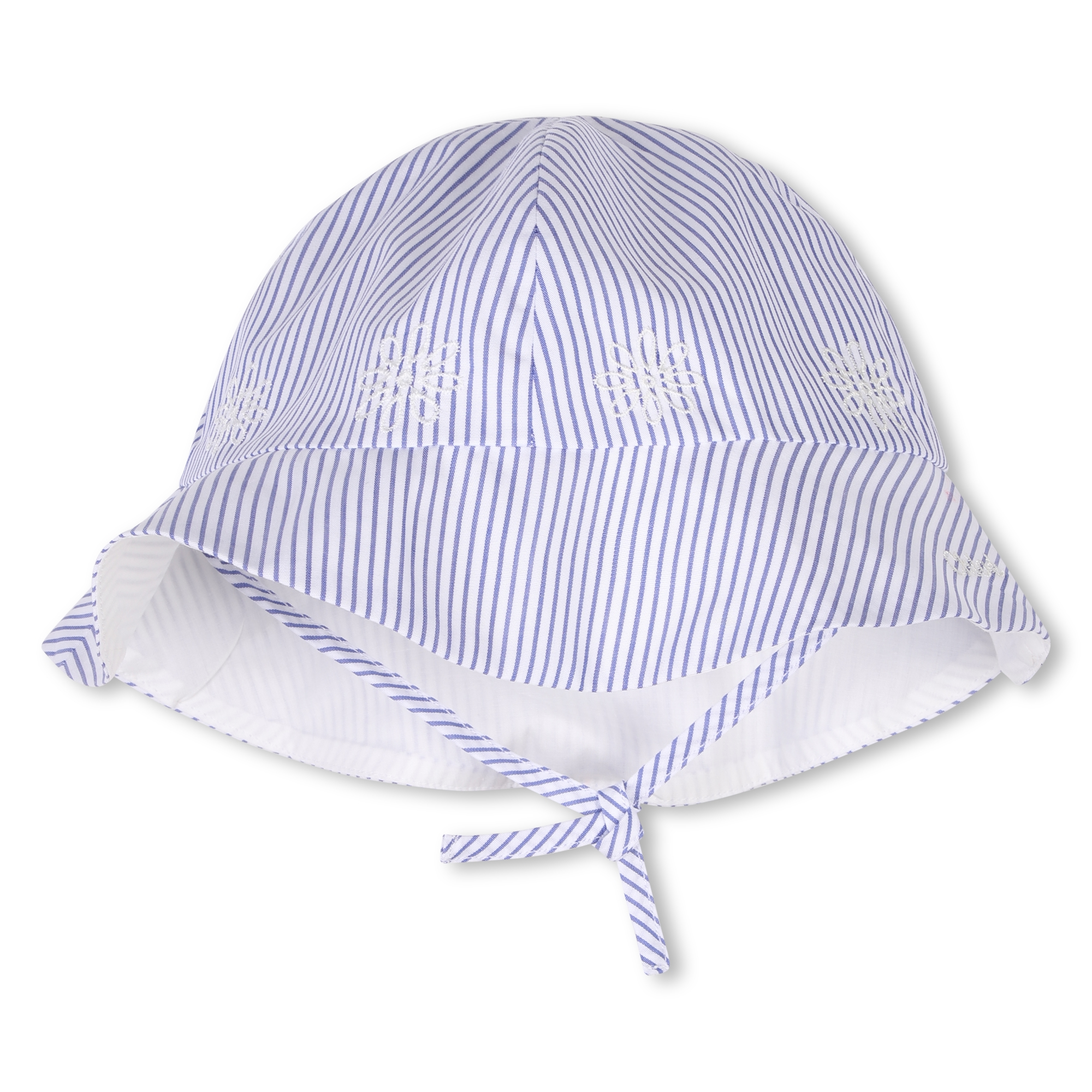 Chapeau en coton brodé CHLOE pour FILLE