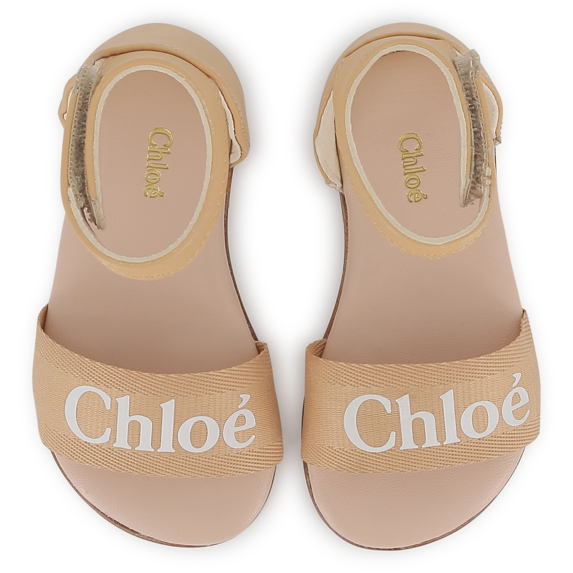 Printed leather sandals CHLOE for GIRL