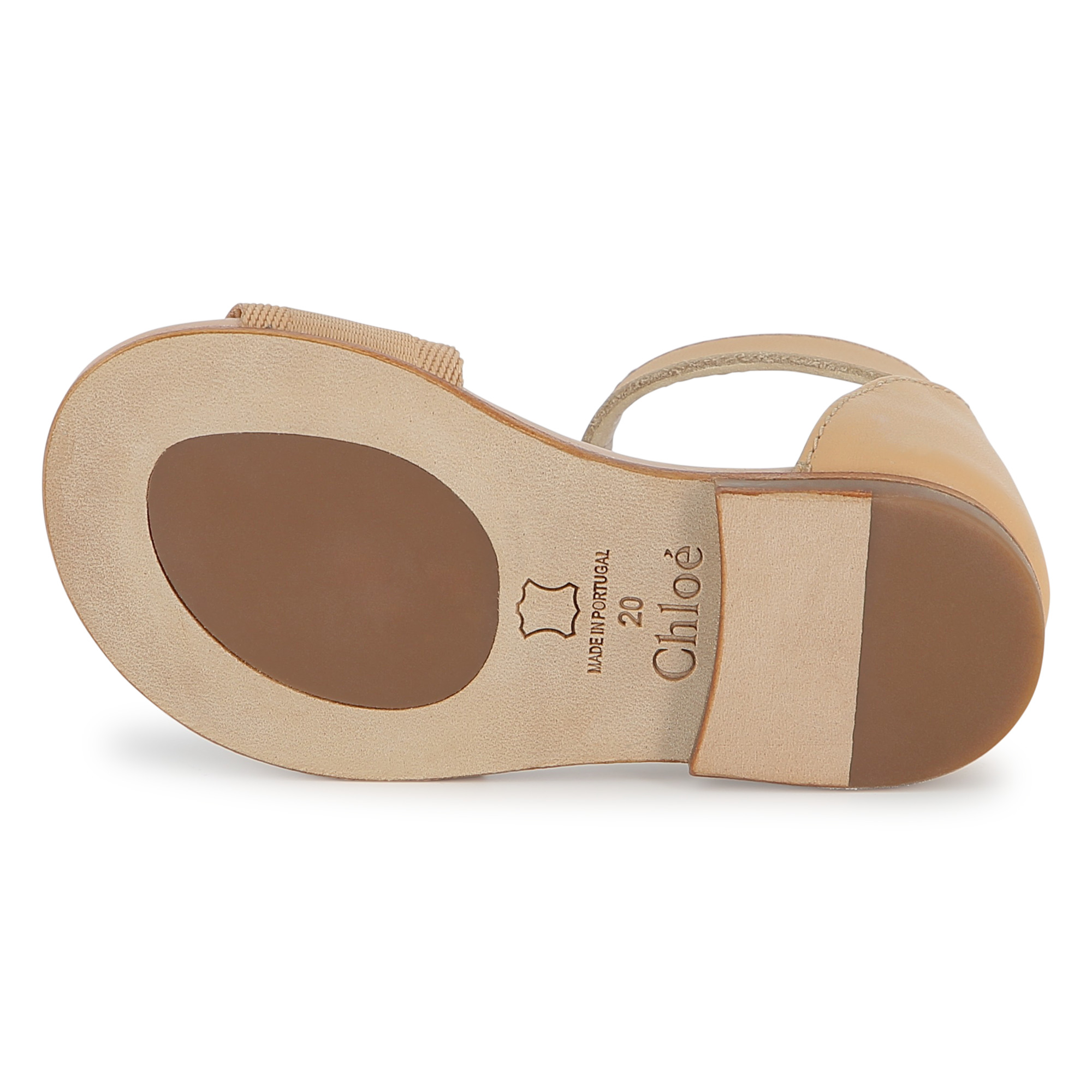 Sandales en cuir imprimé CHLOE pour FILLE