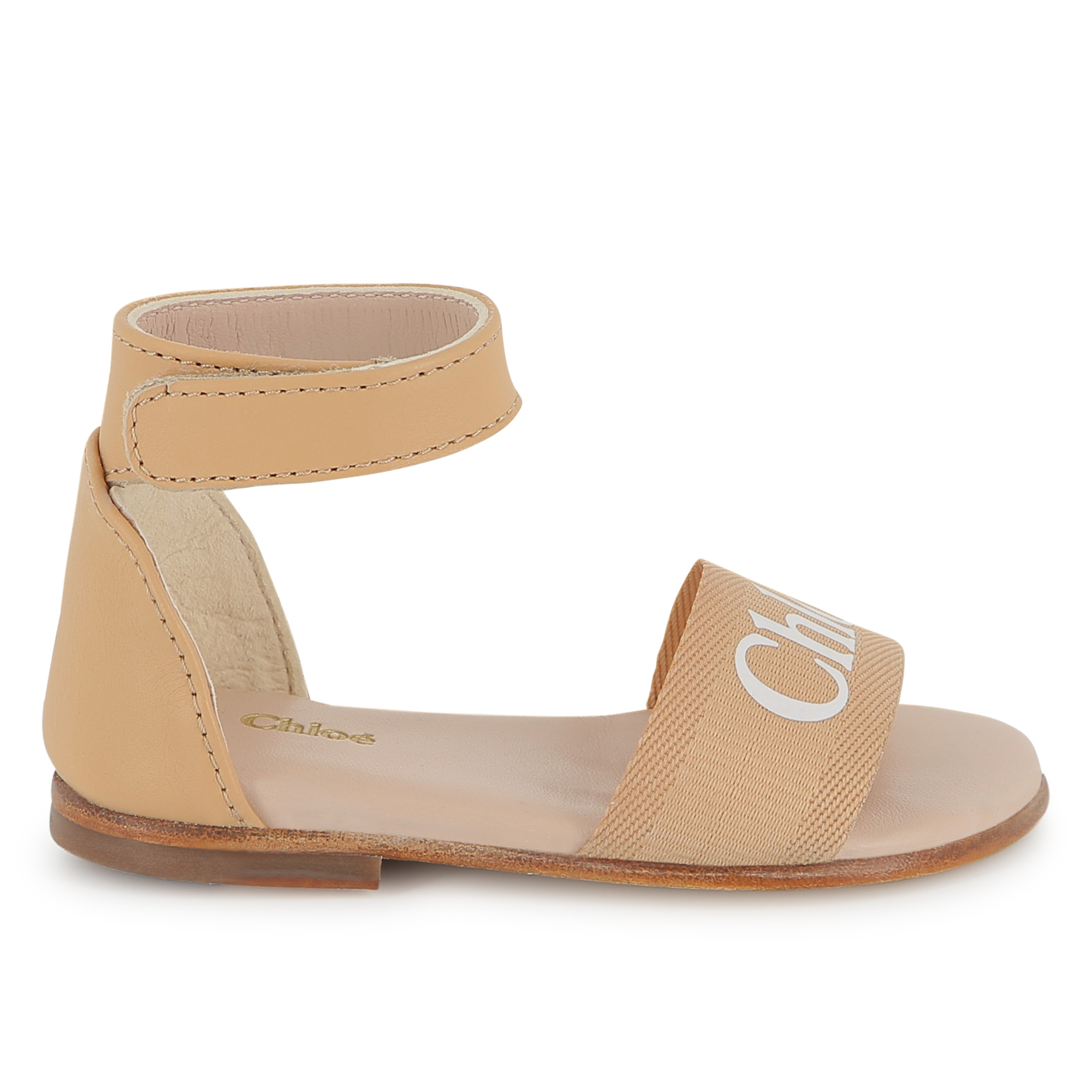 Sandales en cuir imprimé CHLOE pour FILLE