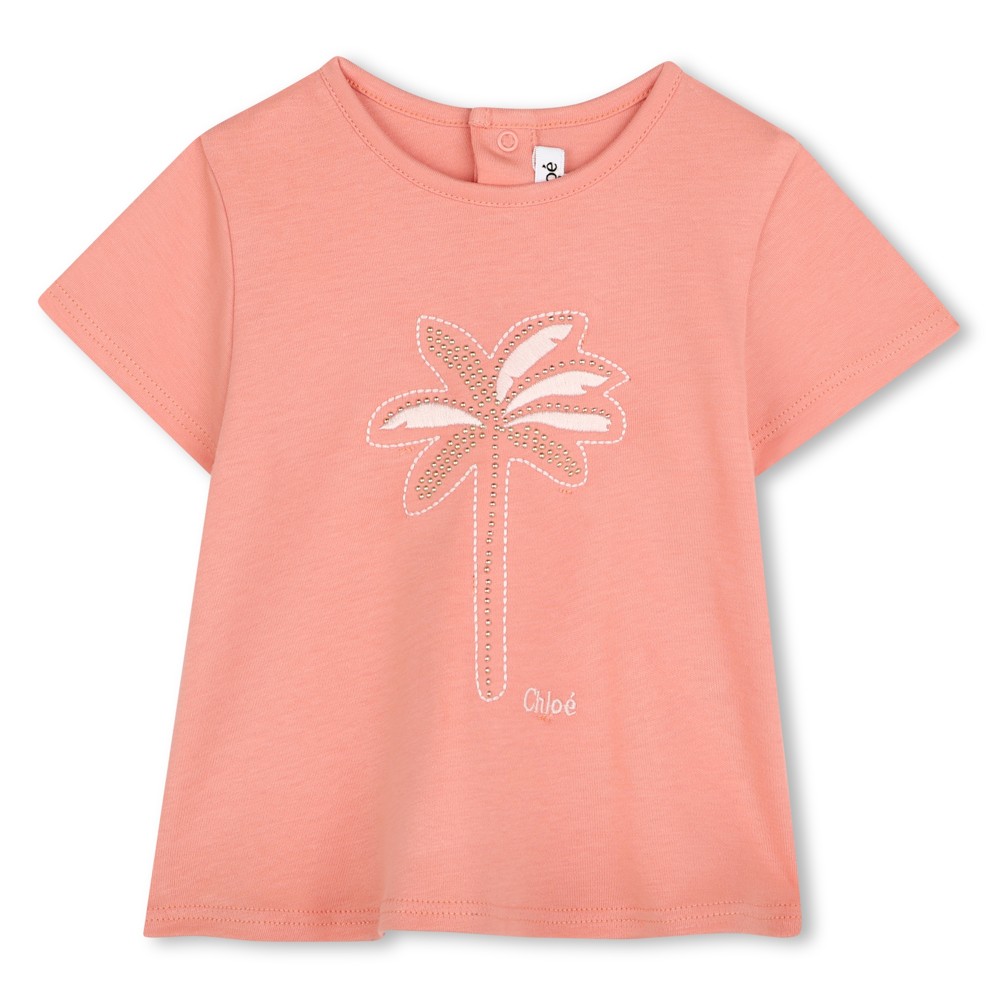 Short-sleeved cotton T-shirt CHLOE for GIRL