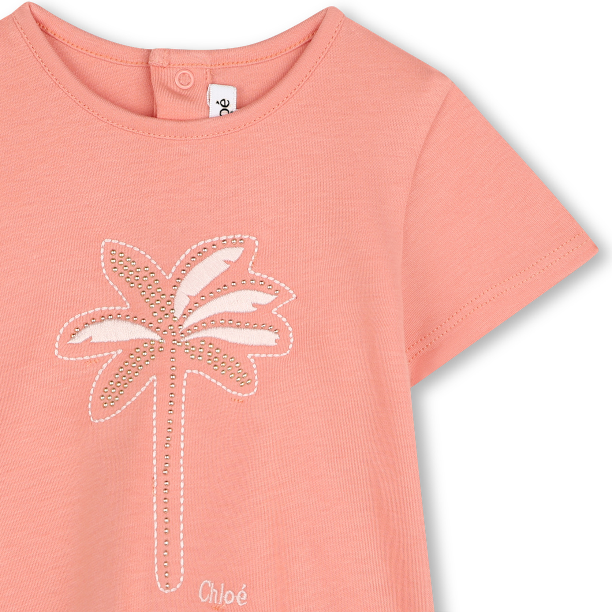 Short-sleeved cotton T-shirt CHLOE for GIRL