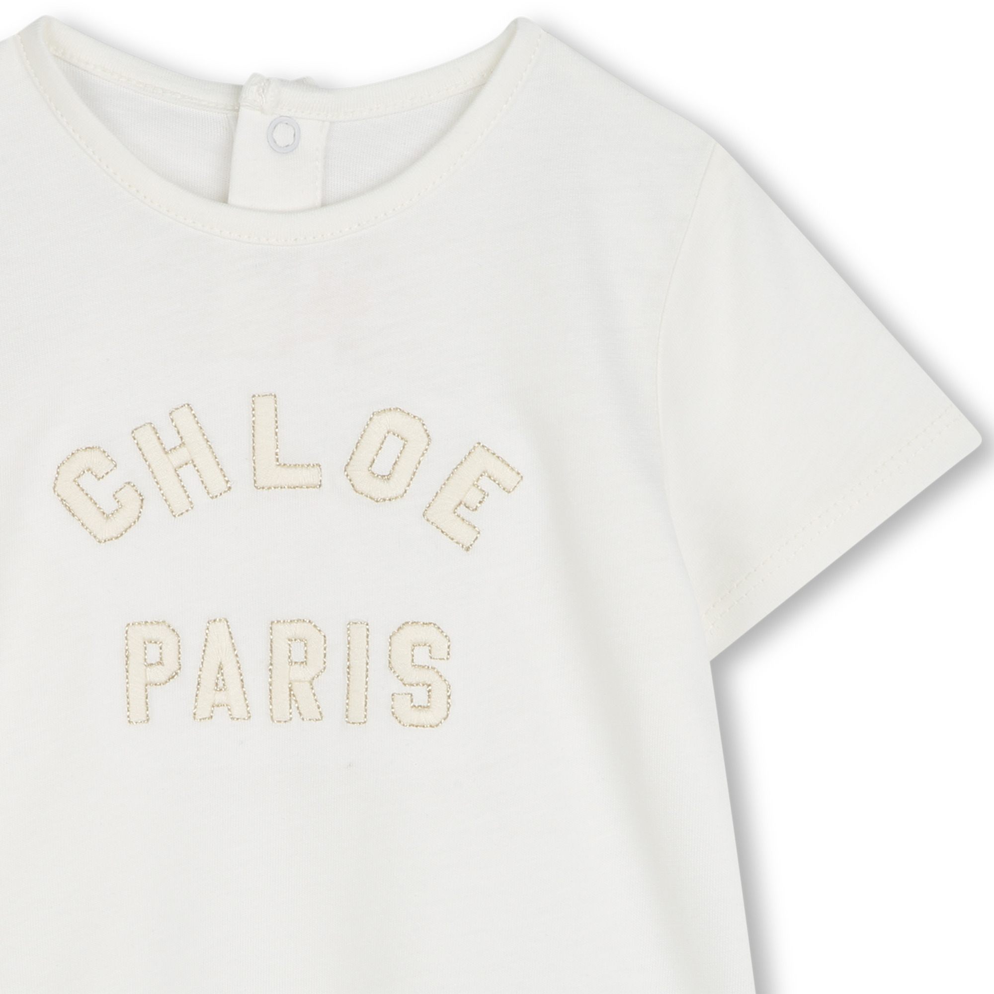 T-shirt manches courtes coton CHLOE pour FILLE