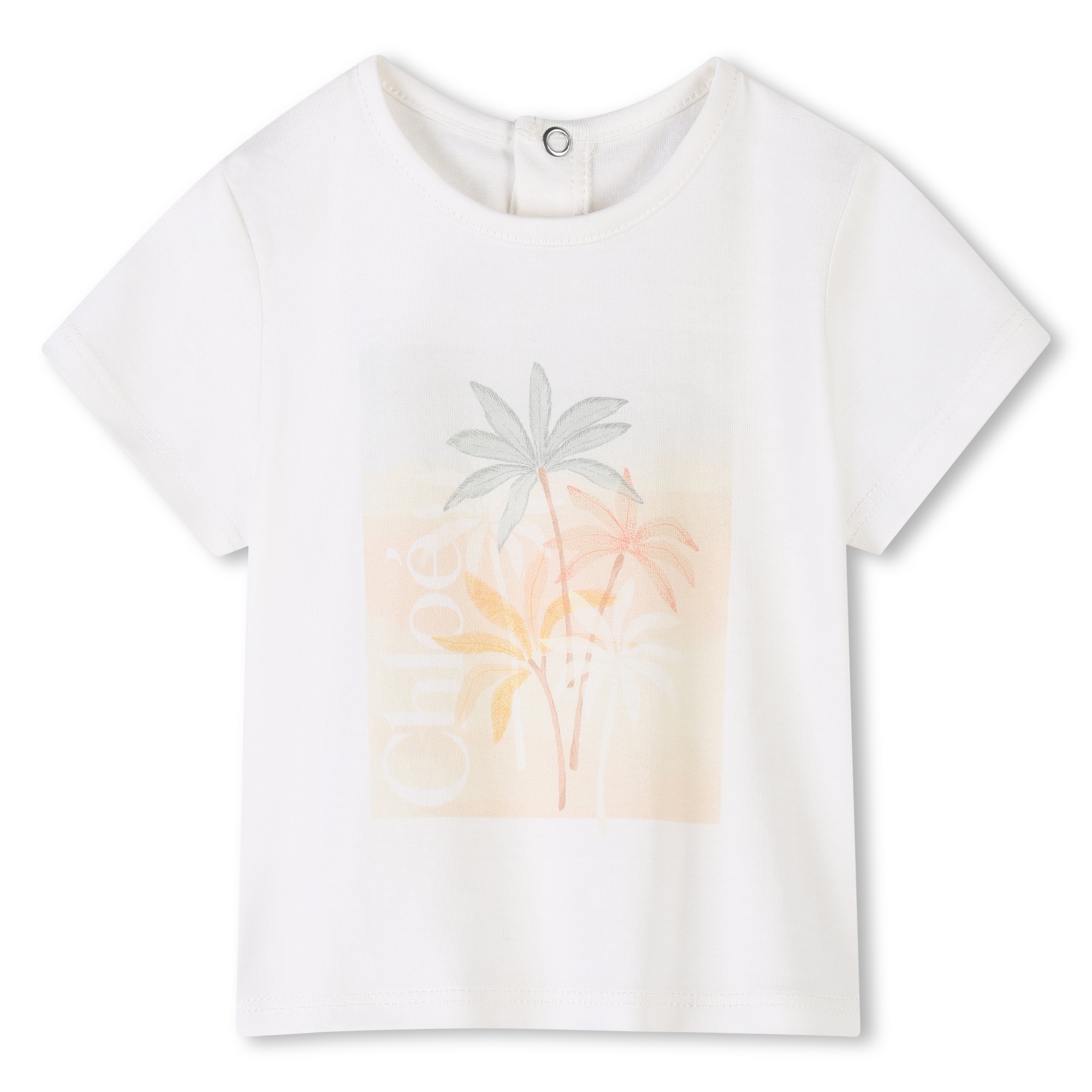 T-shirt coton manches courtes CHLOE pour FILLE