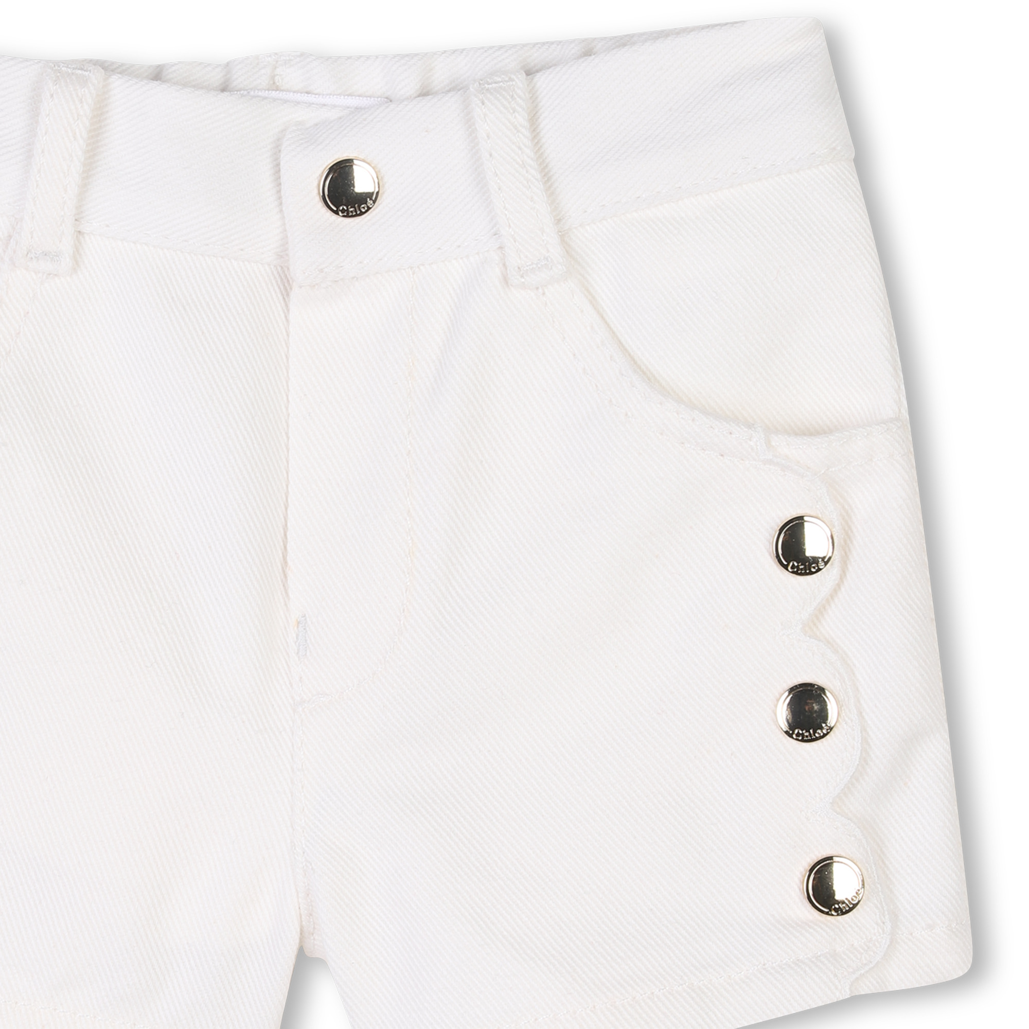 Short en sergé de coton CHLOE pour FILLE