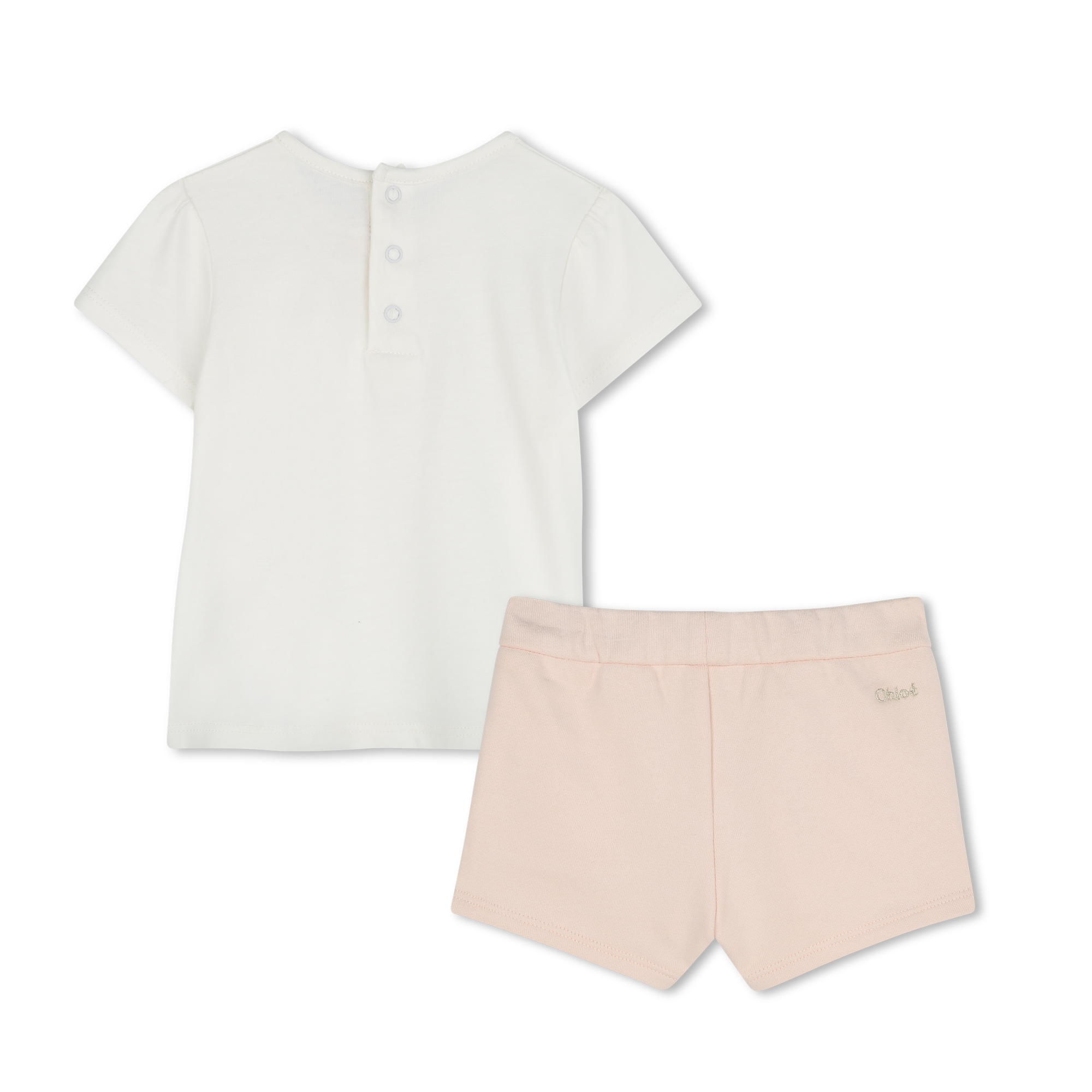 T-shirt et short en coton CHLOE pour FILLE