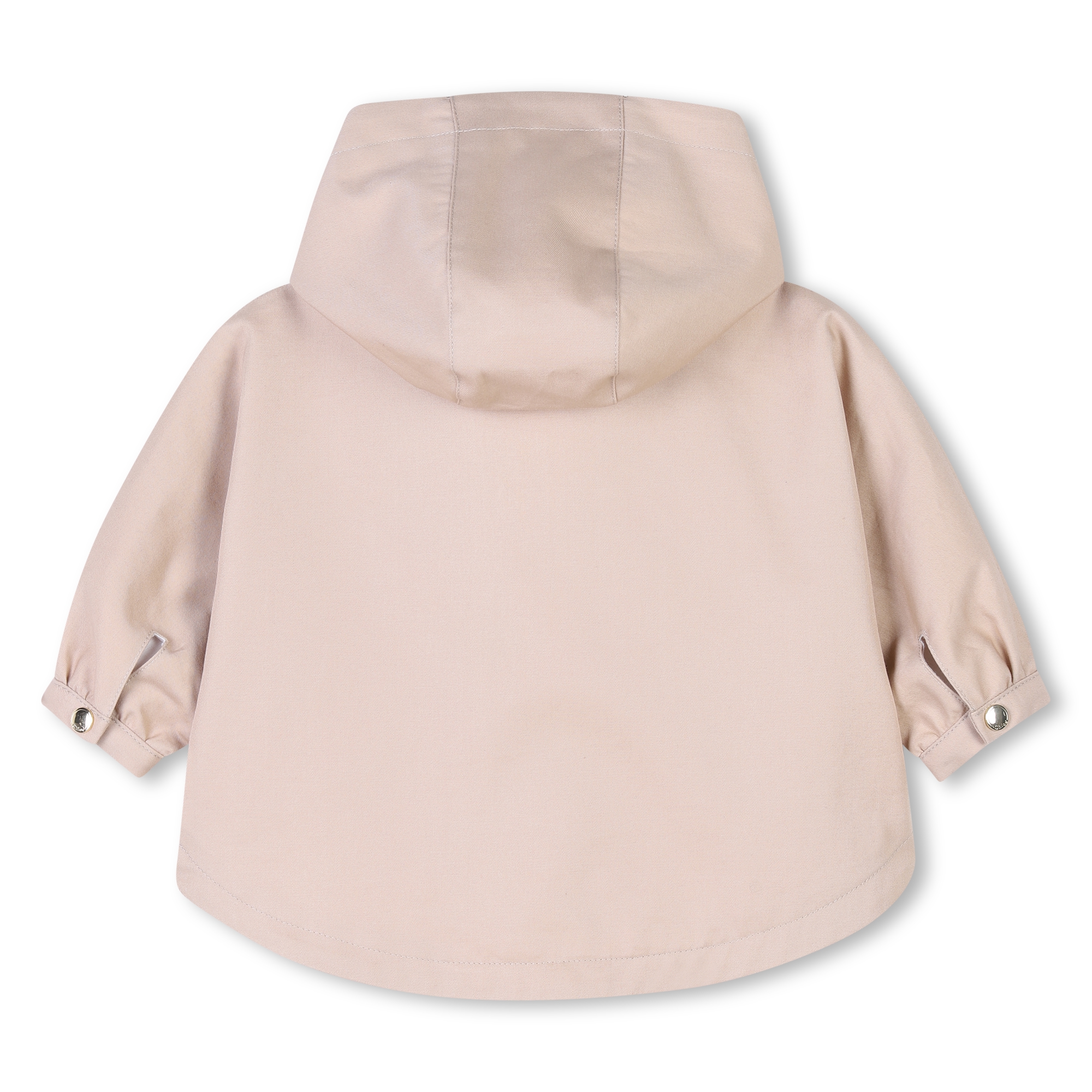 Hooded gabardine cape CHLOE for GIRL