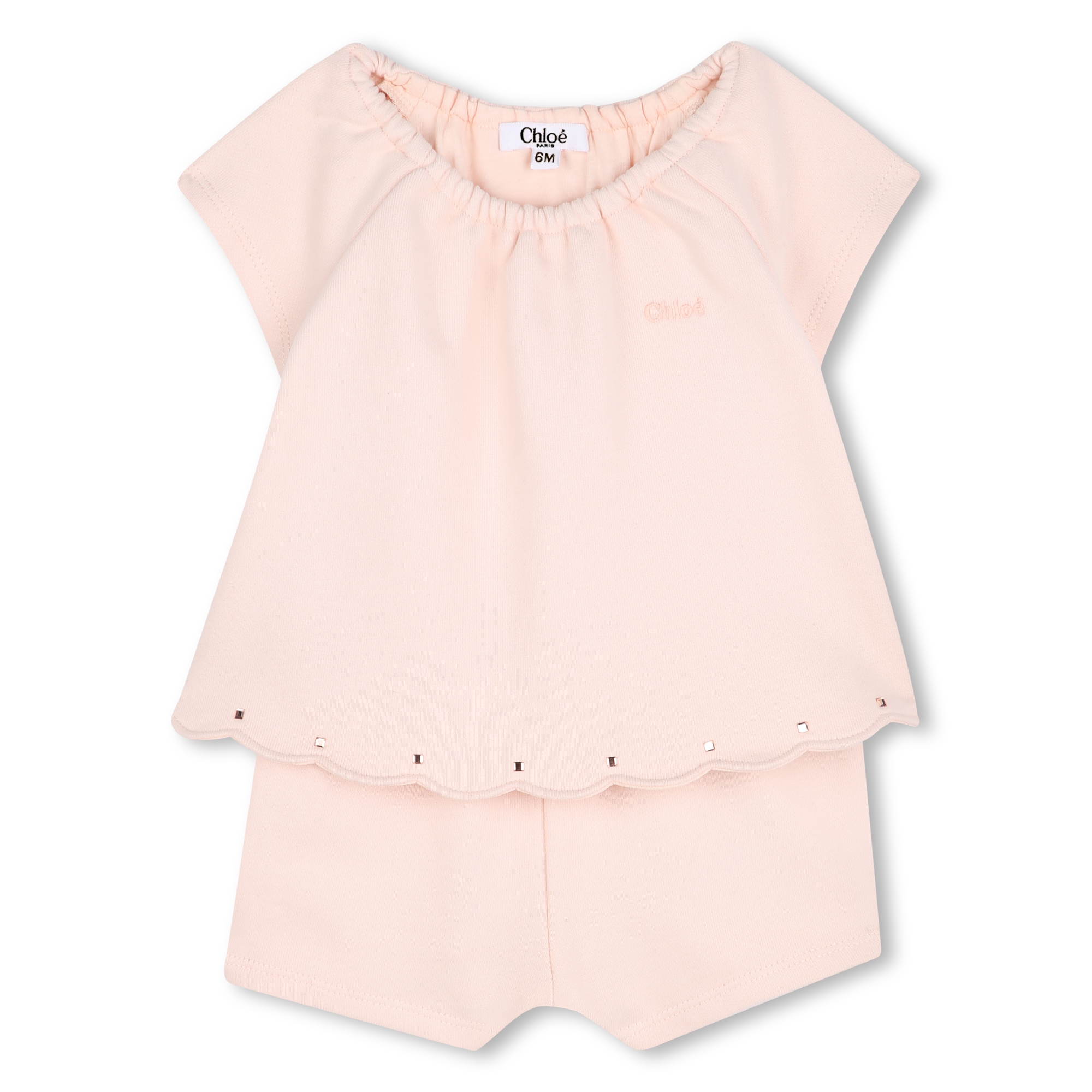 Short fleece playsuit CHLOE for GIRL