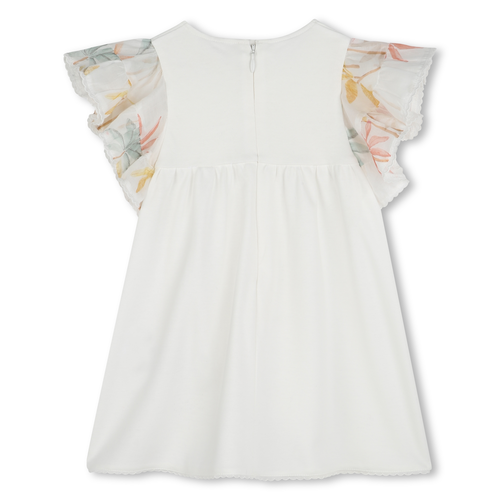 Dress with ruffled sleeves CHLOE for GIRL