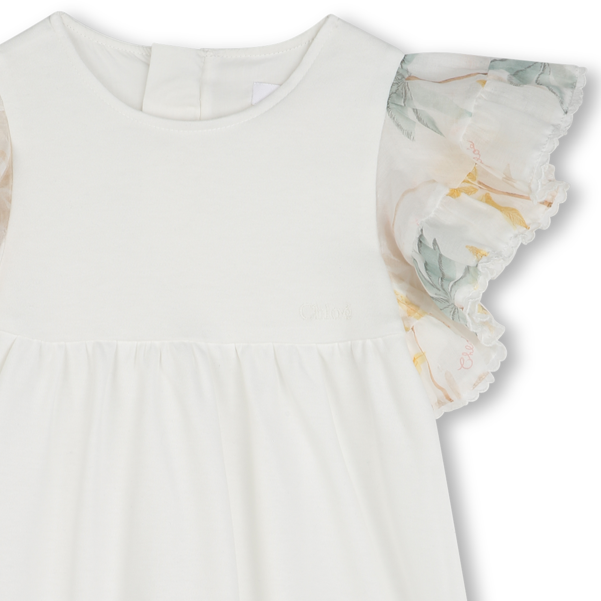 Dress with ruffled sleeves CHLOE for GIRL