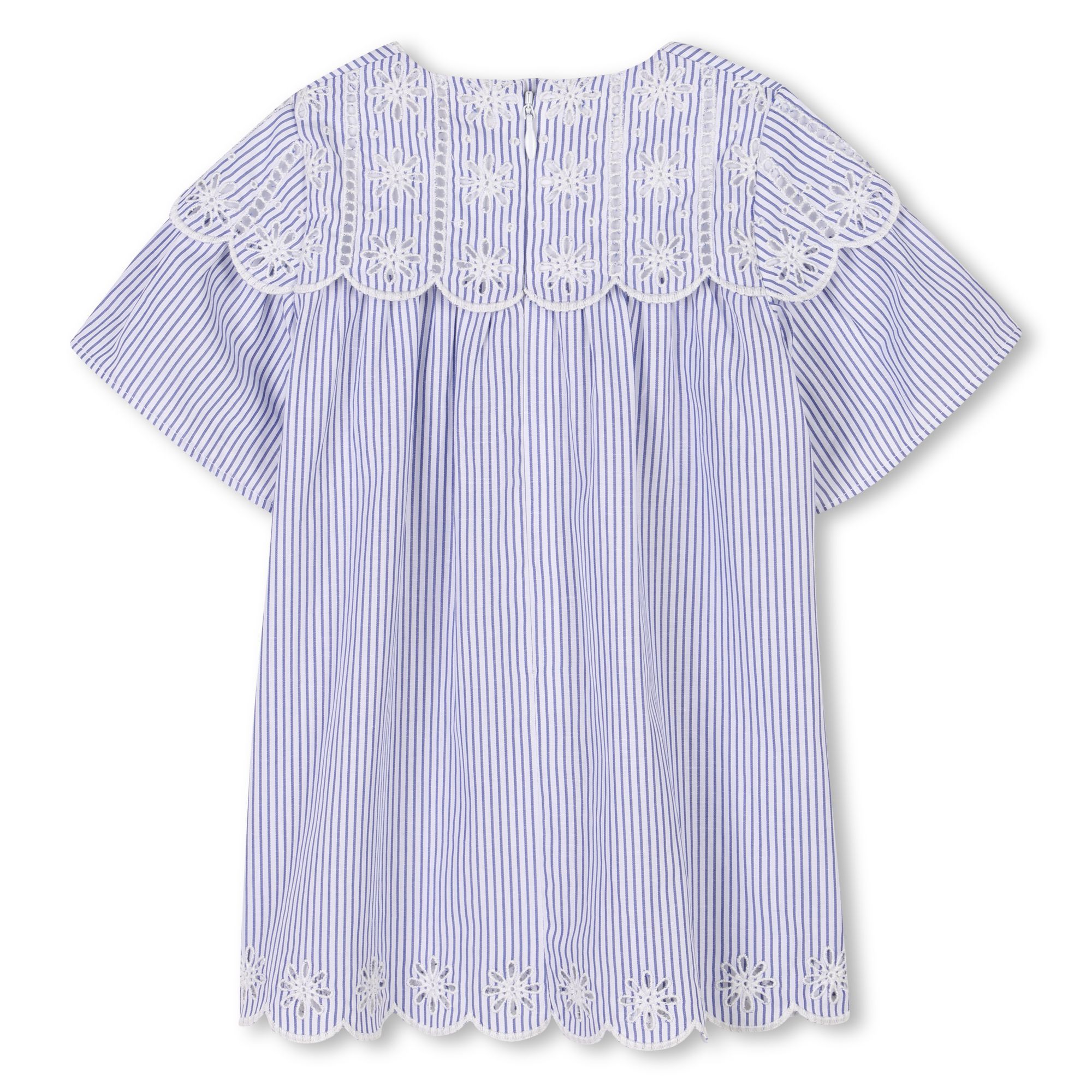 Robe rayée avec broderie CHLOE pour FILLE