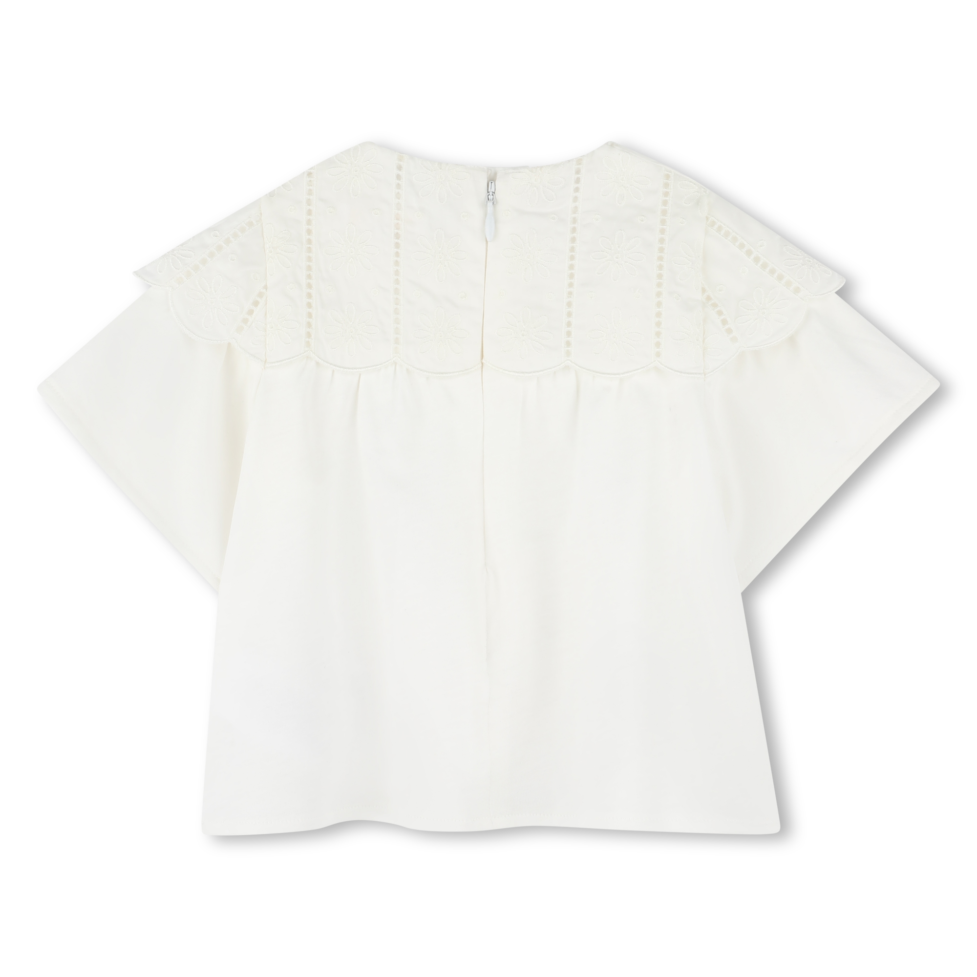 Embroidered cotton top CHLOE for GIRL