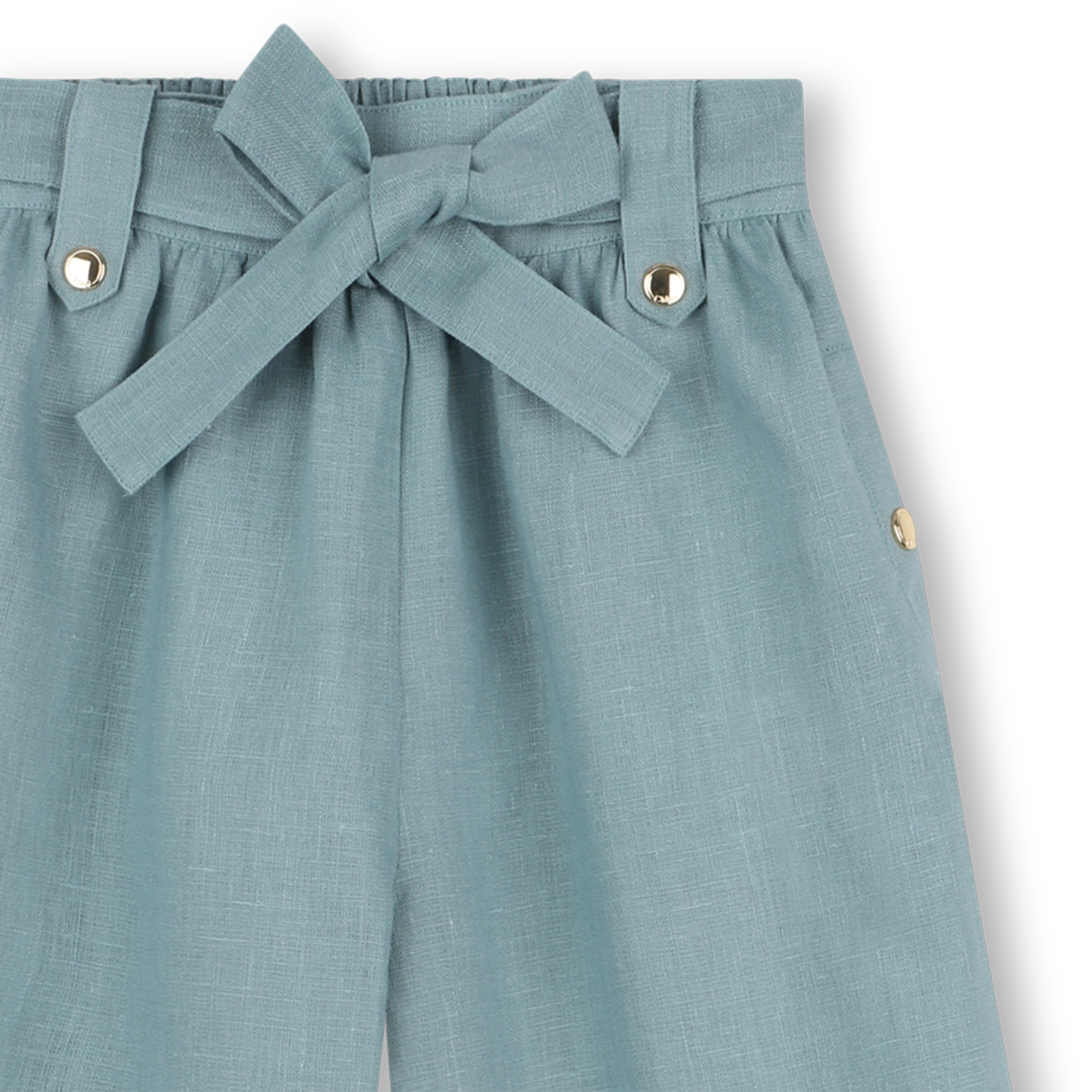 Belted linen trousers CHLOE for GIRL